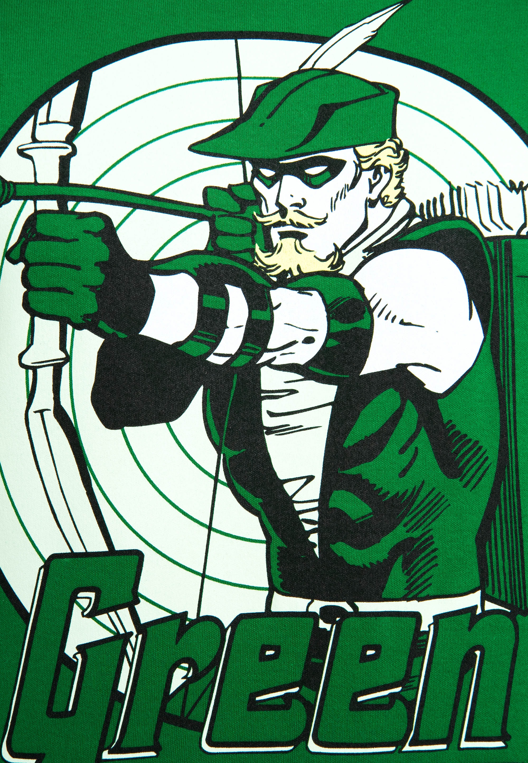 LOGOSHIRT T-Shirt »Green Arrow«, mit coolem Frontprint