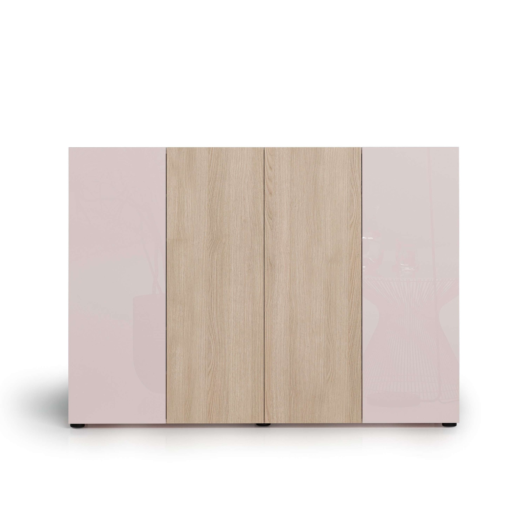 INOSIGN Schuhschrank »LADY, Schuhkommode,Schuhmöbel,Schuhablage,Schuhregal« 10 Einlegeböden,12 Fächer,ca. 36 Paar Schuhe-Maße: B/T/H:160x34x115 cm