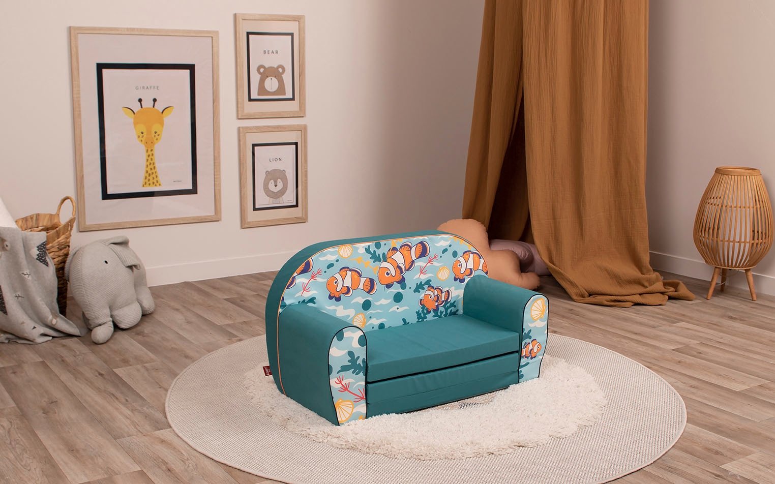 Knorrtoys® Sofa »Clownfish«, für Kinder; Made in Europe