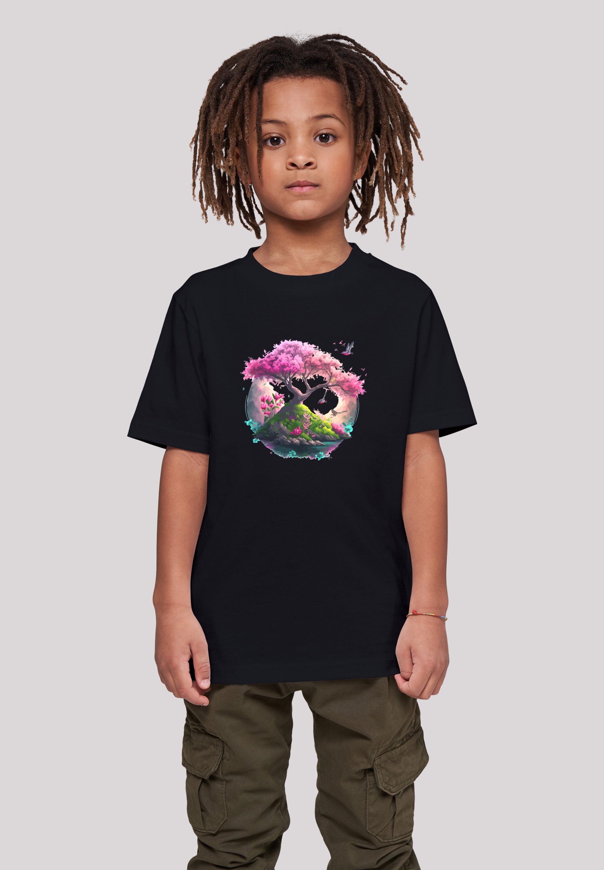T-Shirt bestellen Unisex«, Baum F4NT4STIC online Angabe | Tee Keine BAUR »Kirschblüten