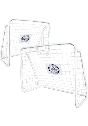 Fußballtor »Sandora«, (Set, 2 St.), 124x96x61cm mit weißem Netz