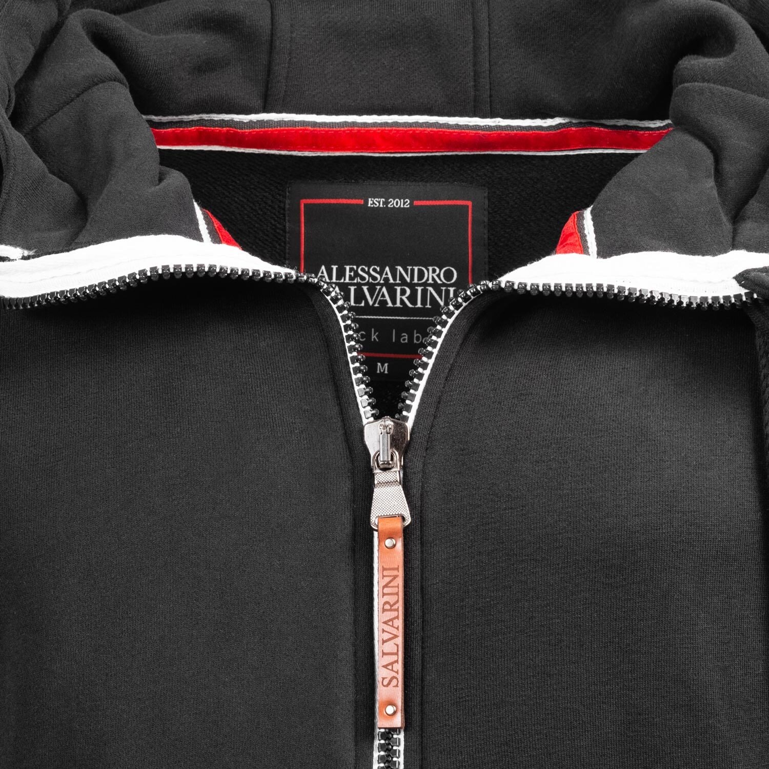 Alessandro Salvarini Sweatjacke »ASGeenio«, mit hohem Kragen