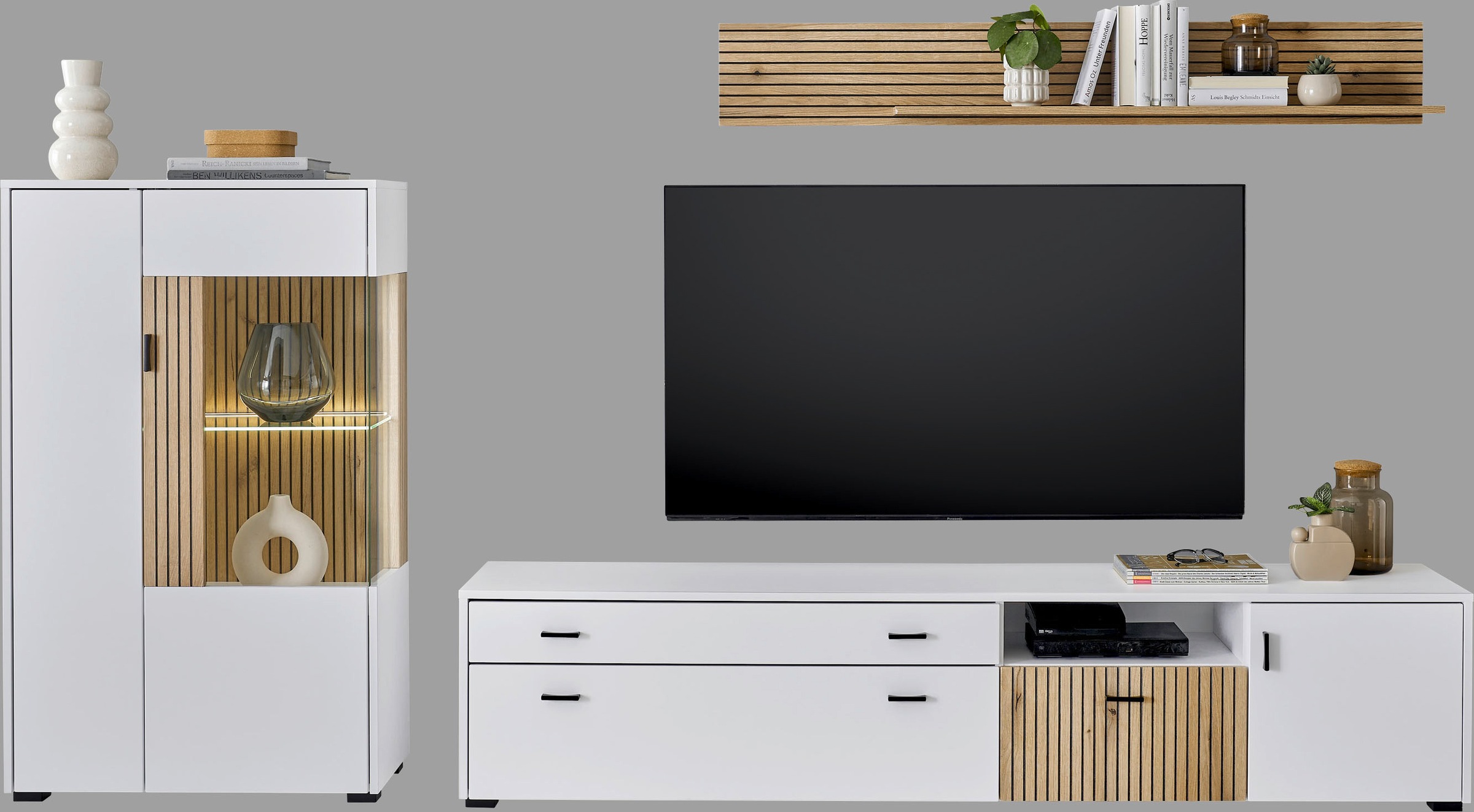 INOSIGN Wohnwand "HUDSON" Set, 3 Stk. tlg. günstig online kaufen