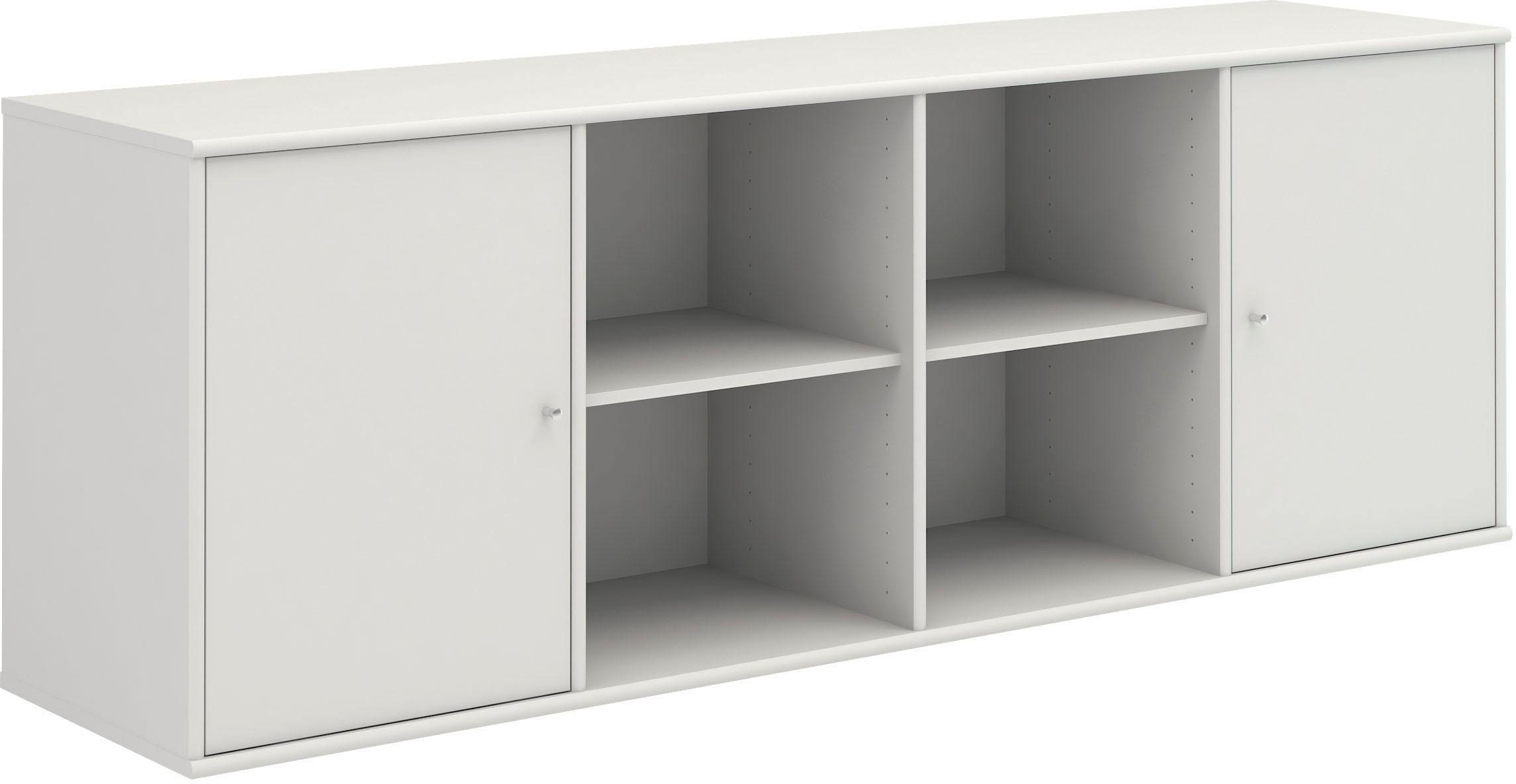Hammel Furniture Sideboard »Mistral, Hochwertig Schrank, hängend/stehend montierbar«, mit zwei Türen, B: 177 cm, anpassungsbar Designmöbel