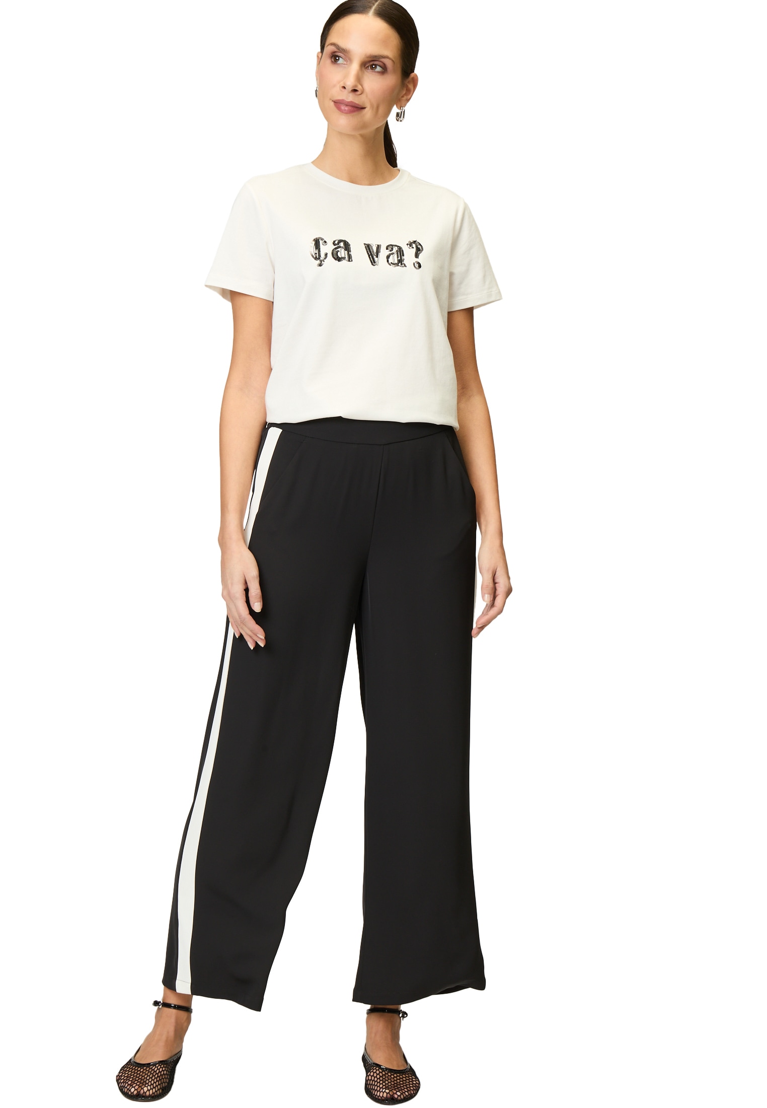 Zero Kurzarmshirt »zero Shirt mit Aufdruck«, (1 tlg.), Plain/ohne Details