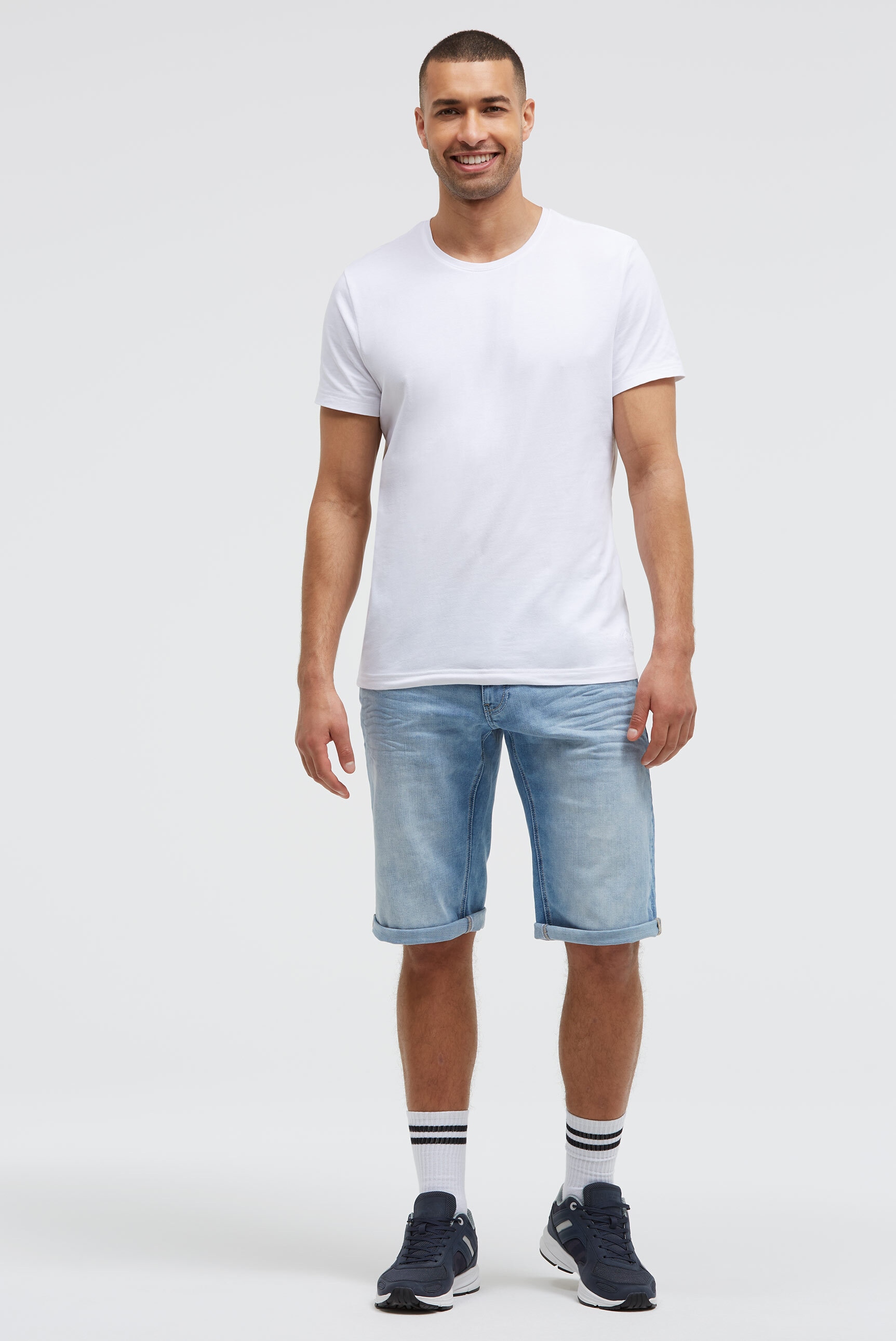 CAMP DAVID Jeansshorts mit Turn-Up Saum