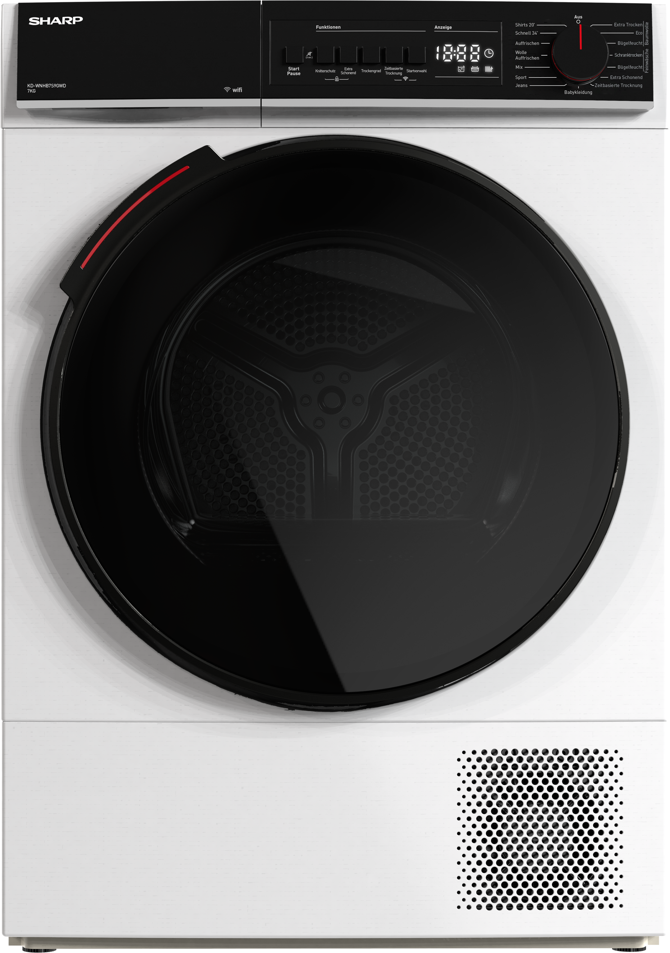 Sharp Wärmepumpentrockner "KD-WNHB7S9GWD-DE" Mid class 7kg / +WIFI / EEK D günstig online kaufen