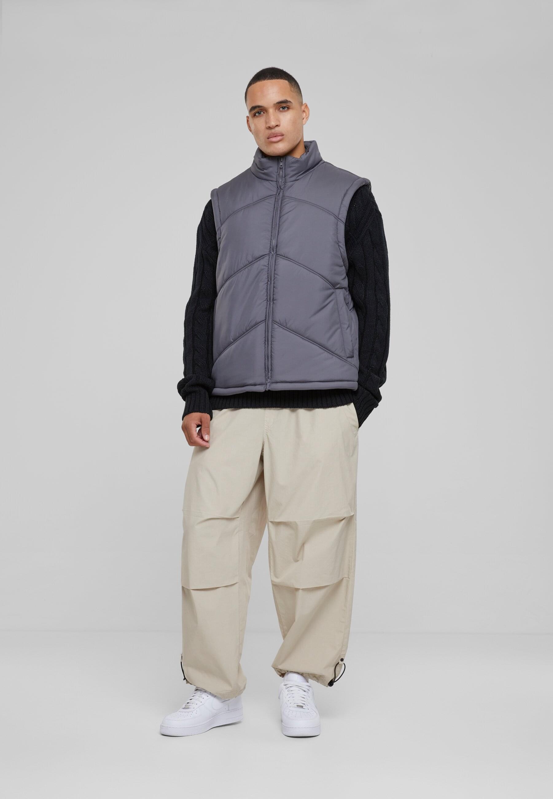 URBAN CLASSICS Steppweste »Urban Classics Herren Arrow Puffer Vest«, (1 tlg.)