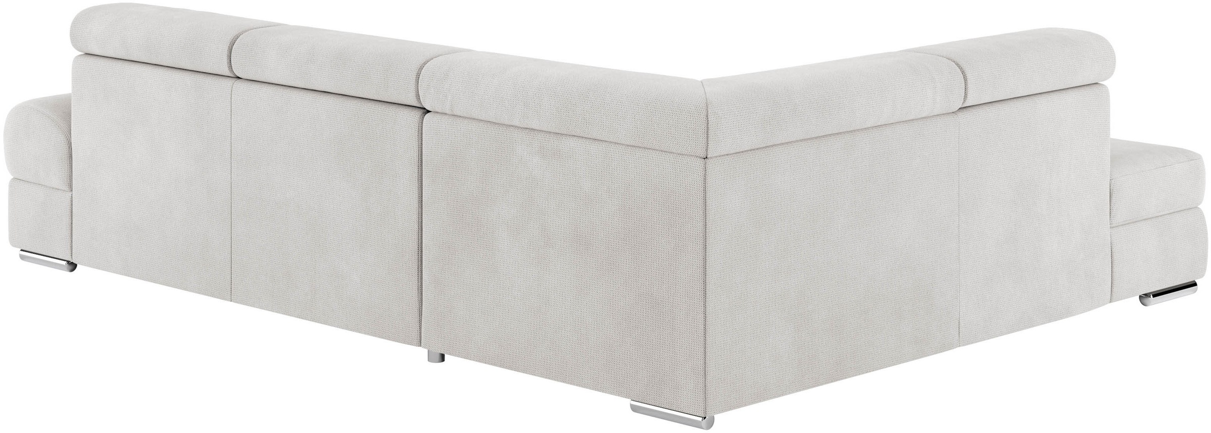 sit&more Ecksofa »Broadway L-Form«, mit verstellbaren Kopfteilen, wahlweise mit Bettfunktion