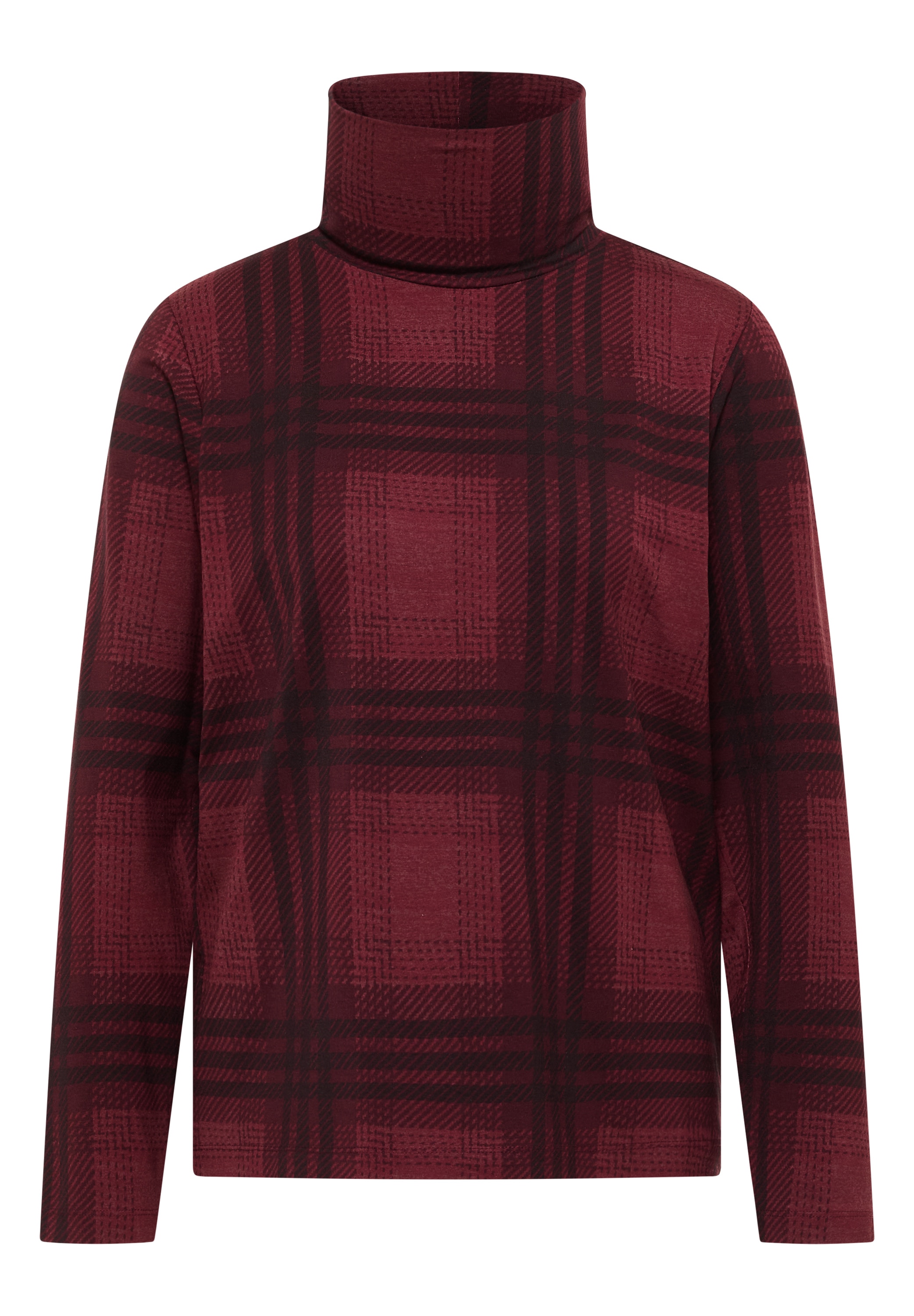 Cecil Langarmshirt aus softem Materialmix