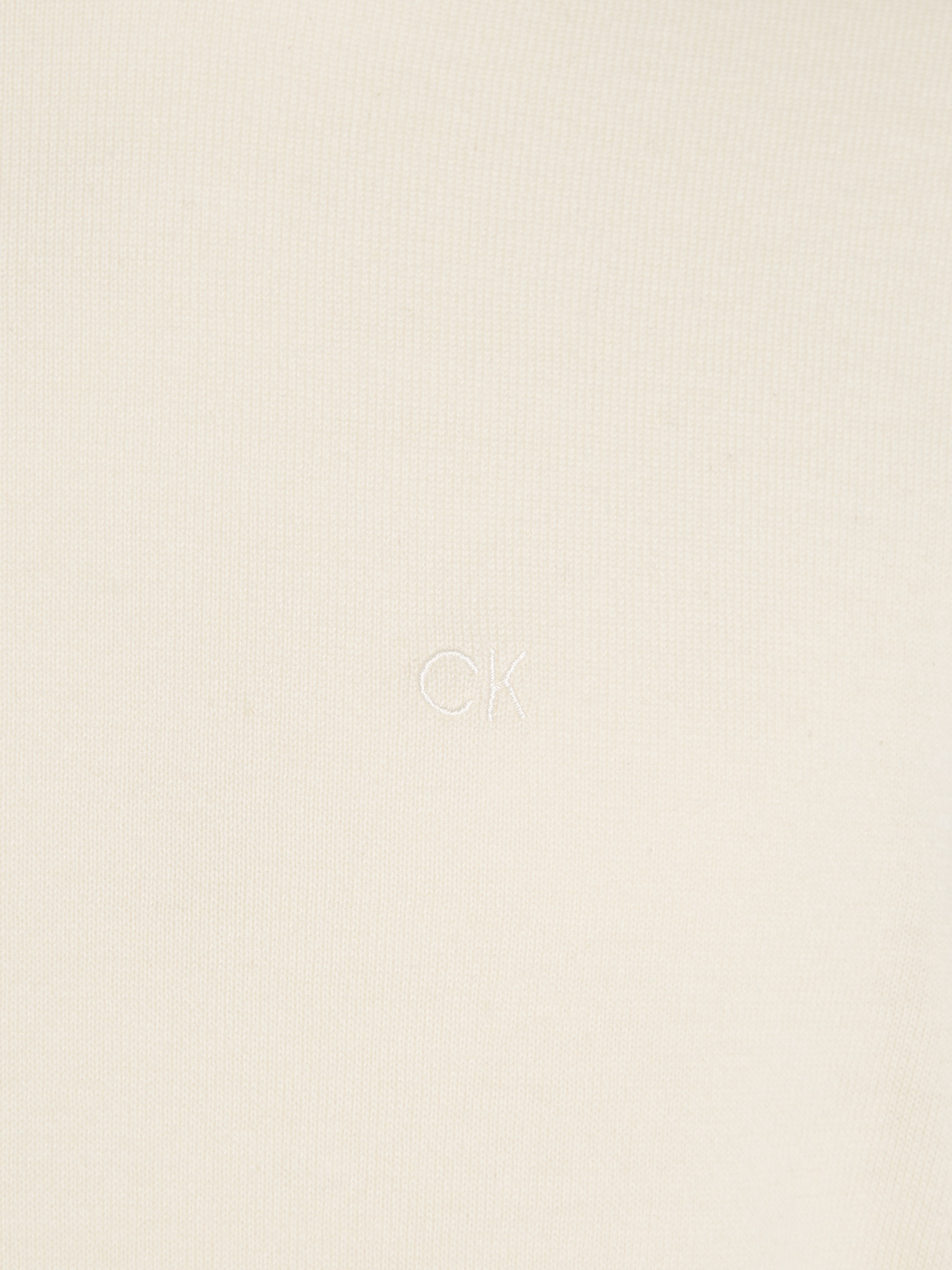 Calvin Klein »COTTON SILK BLEND CN SWEATER« mit Logoprägung