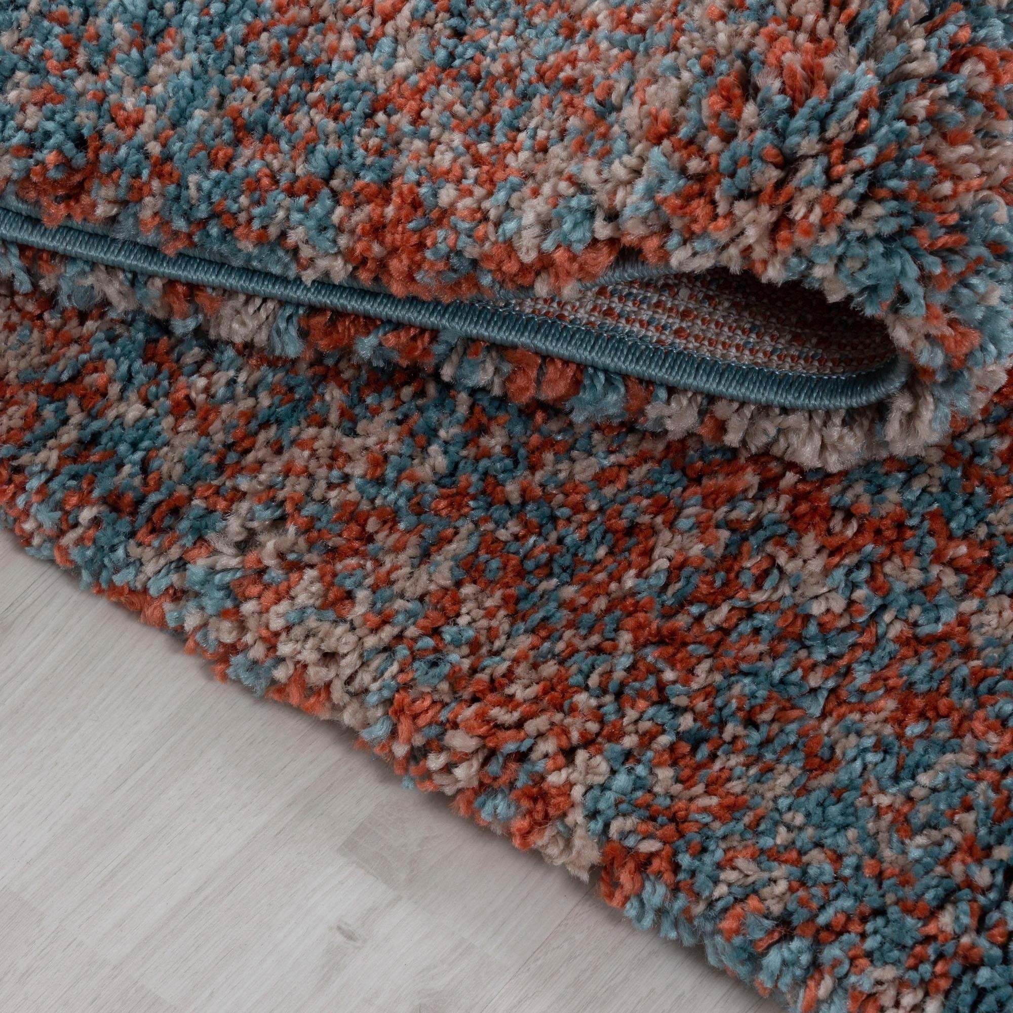 Ayyildiz Teppiche Hochflor-Teppich »Enjoy Shaggy«, rechteckig, 50 mm Höhe, auch als Läufer, Shaggy, Langflor, meliert, Wohnzimmer