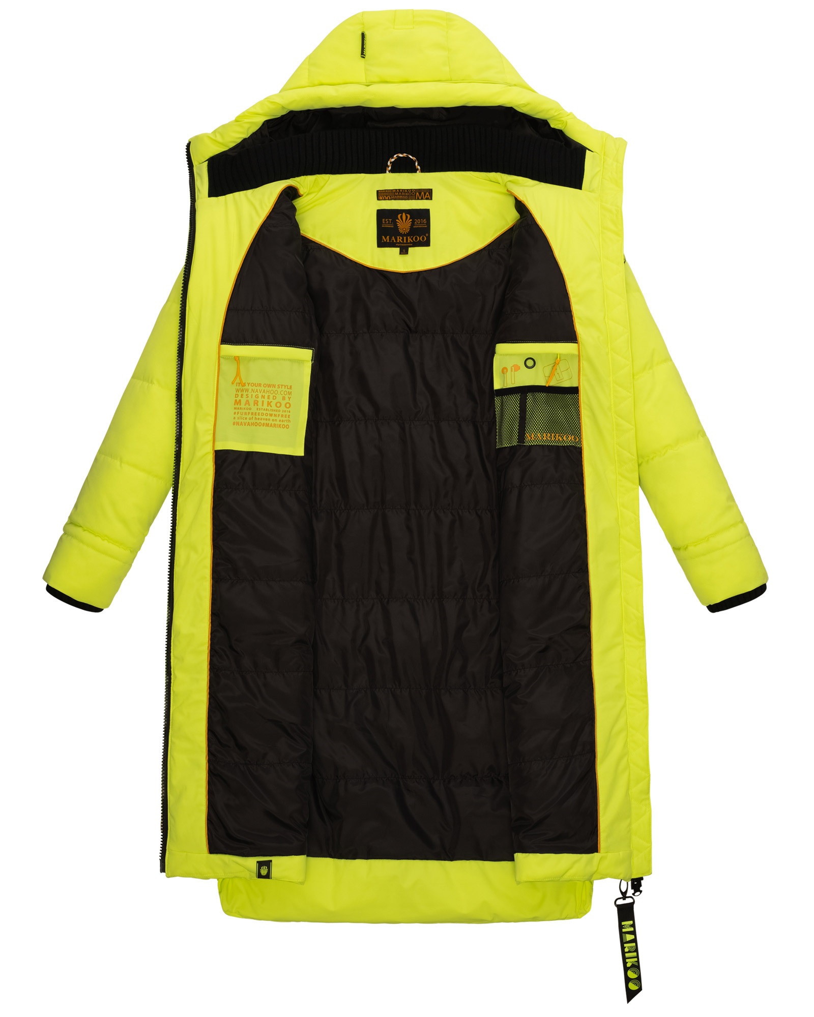 Marikoo Winterjacke »Benikoo«, langer Winter BAUR Mantel gesteppt | für kaufen