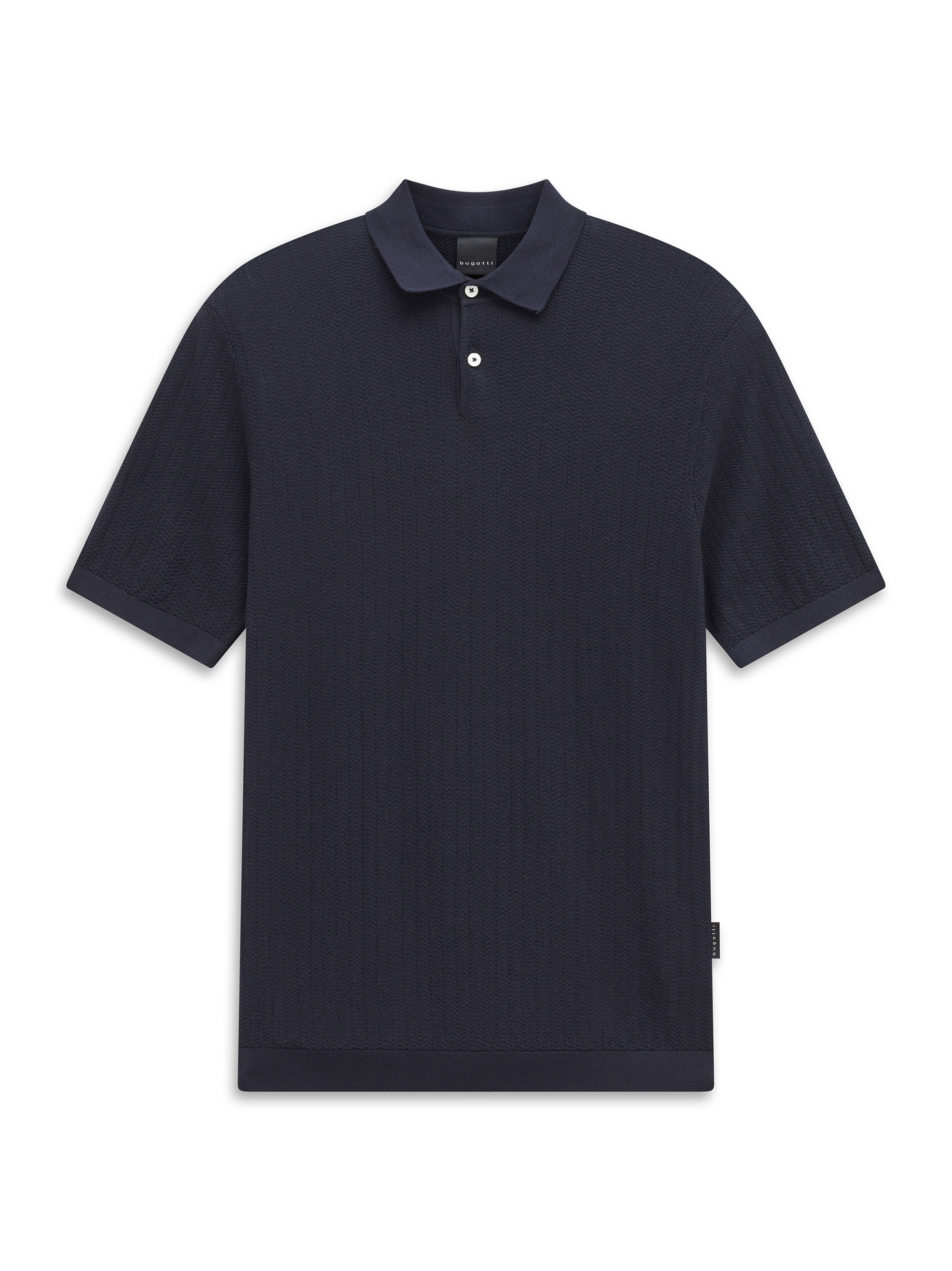 bugatti Poloshirt "Regular Fit" Regular Fit Kurzarm Baumwolle Polokragen