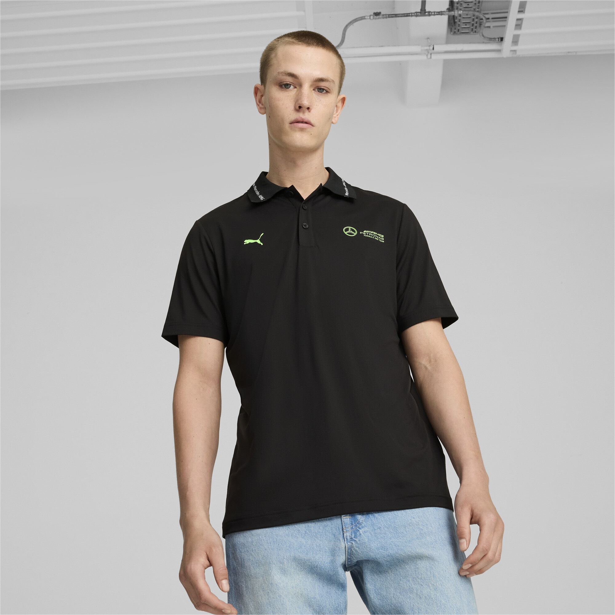 PUMA Poloshirt »Mercedes-AMG Petronas F1® Cloudspun Poloshirt Herren«