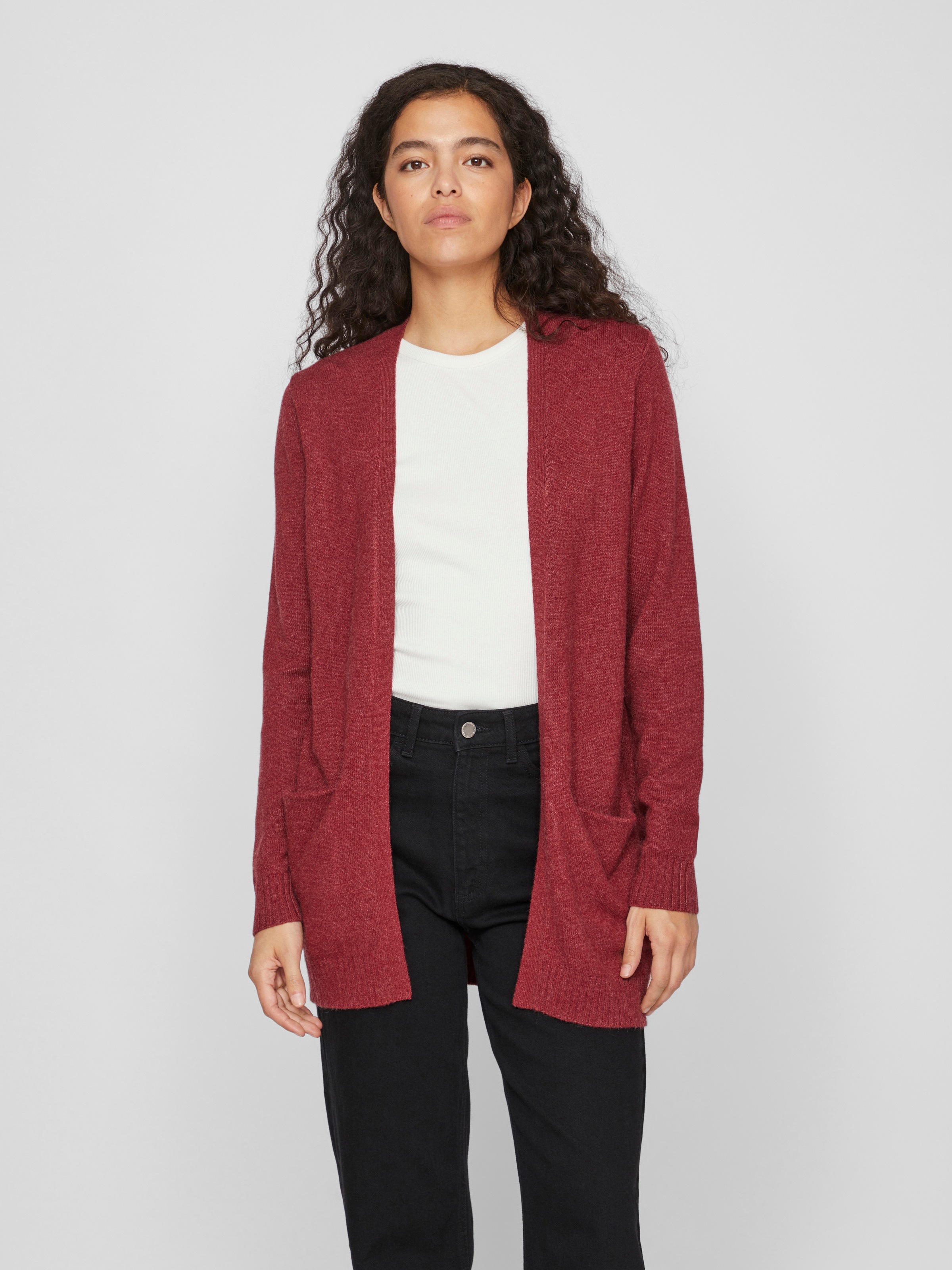 Vila Strickjacke "VIRIL OPEN L/S KNIT CARDIGAN - NOOS"