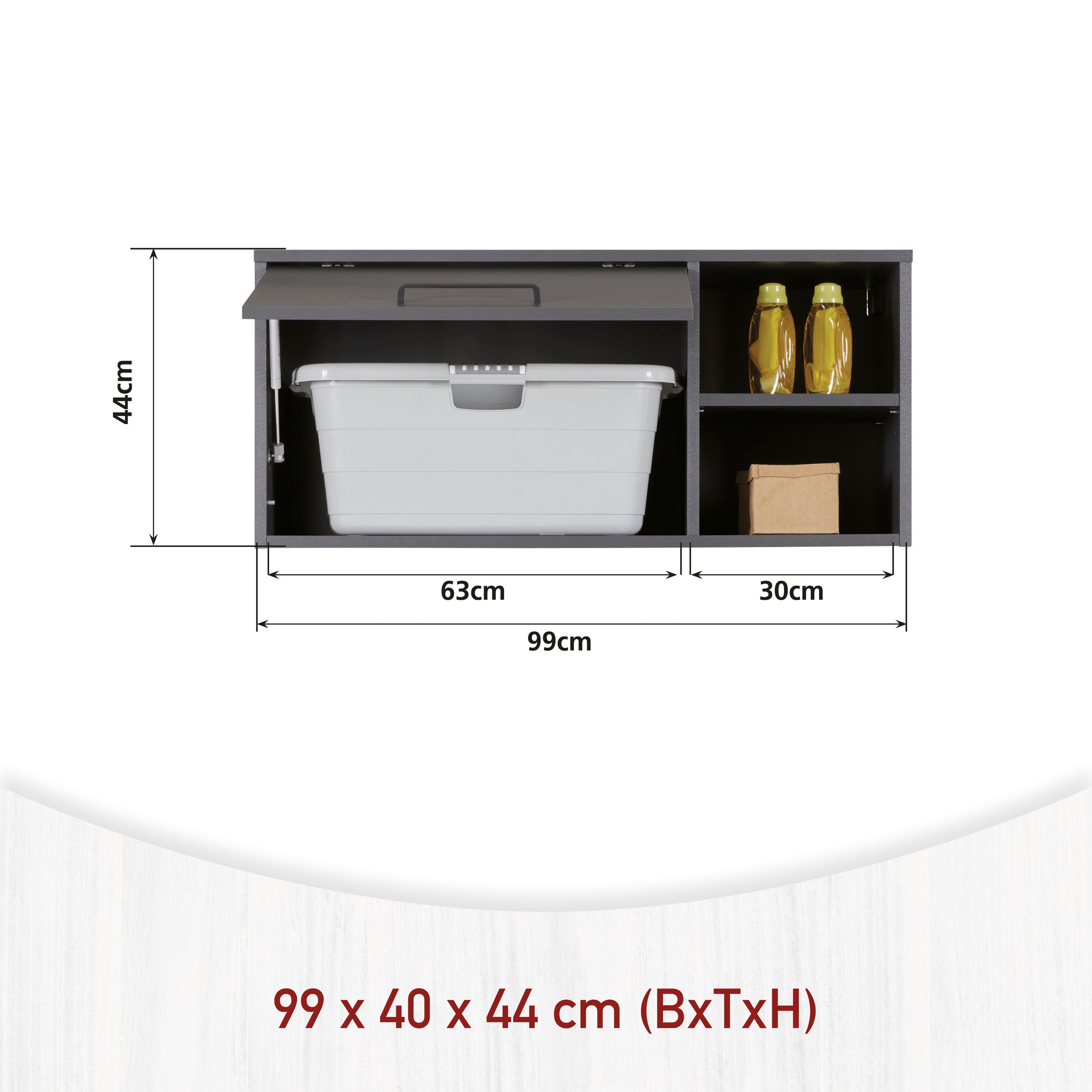 Inter Link Mehrzweckschrank-Set »Norela, Waschmaschinenumbauschrank, Geräteschrank mit Wäscheschrank« 8 Stk. tlg.