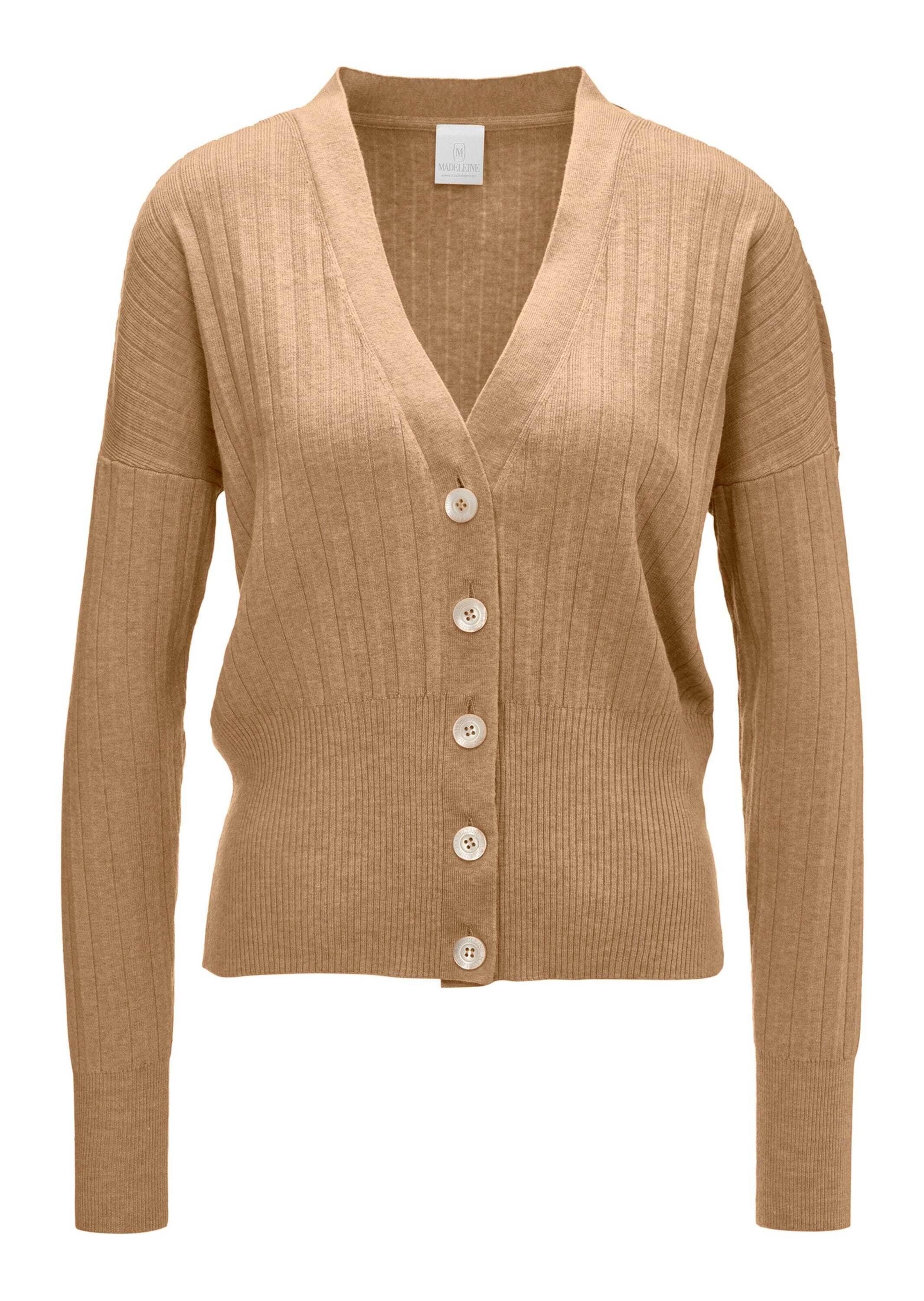 MADELEINE Strickjacke "Strickjacke Kurze Strickjacke mit V-Ausschnitt" günstig online kaufen