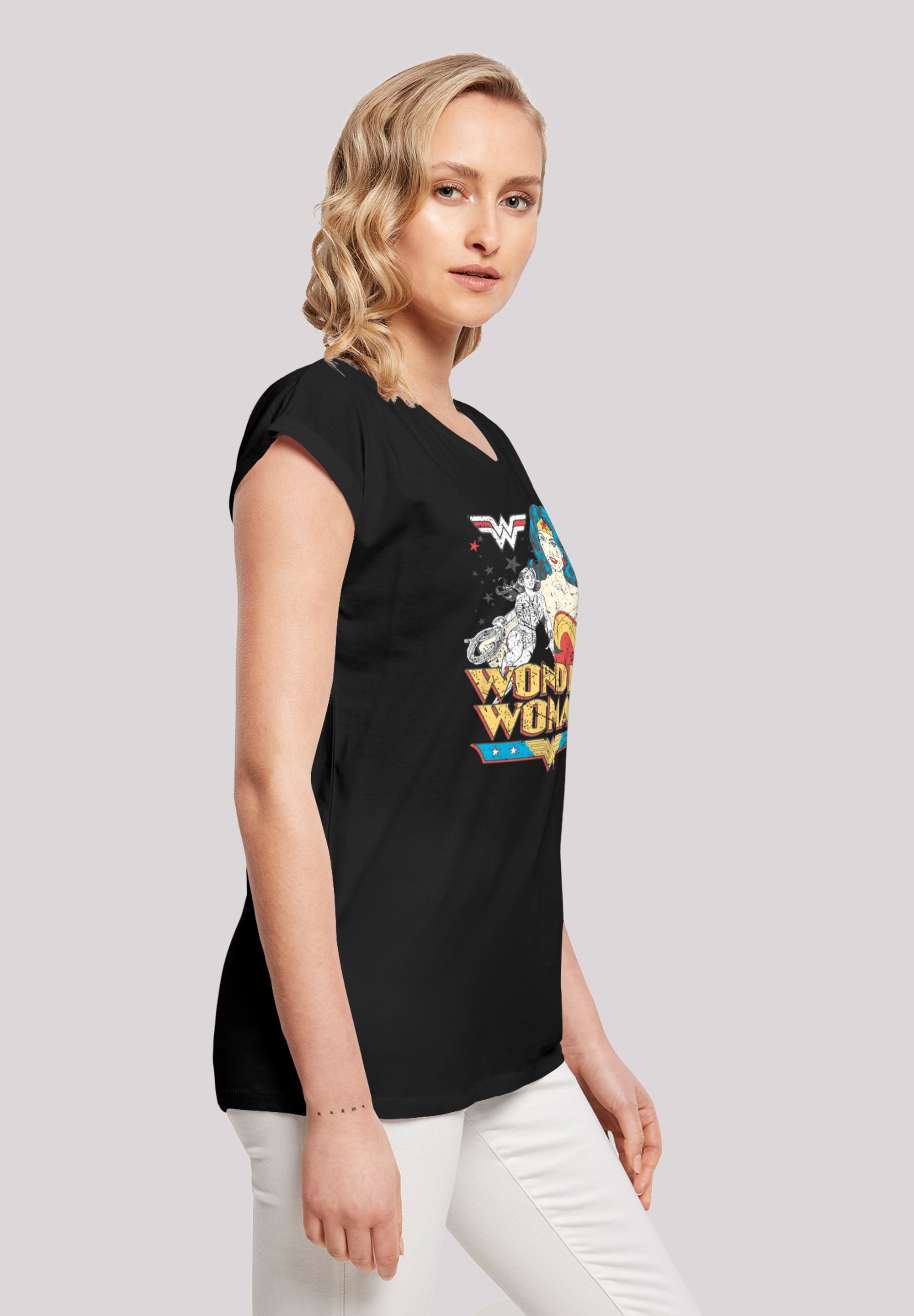 F4NT4STIC T-Shirt »DC Comics Superhelden Wonder Woman Posing«, Print