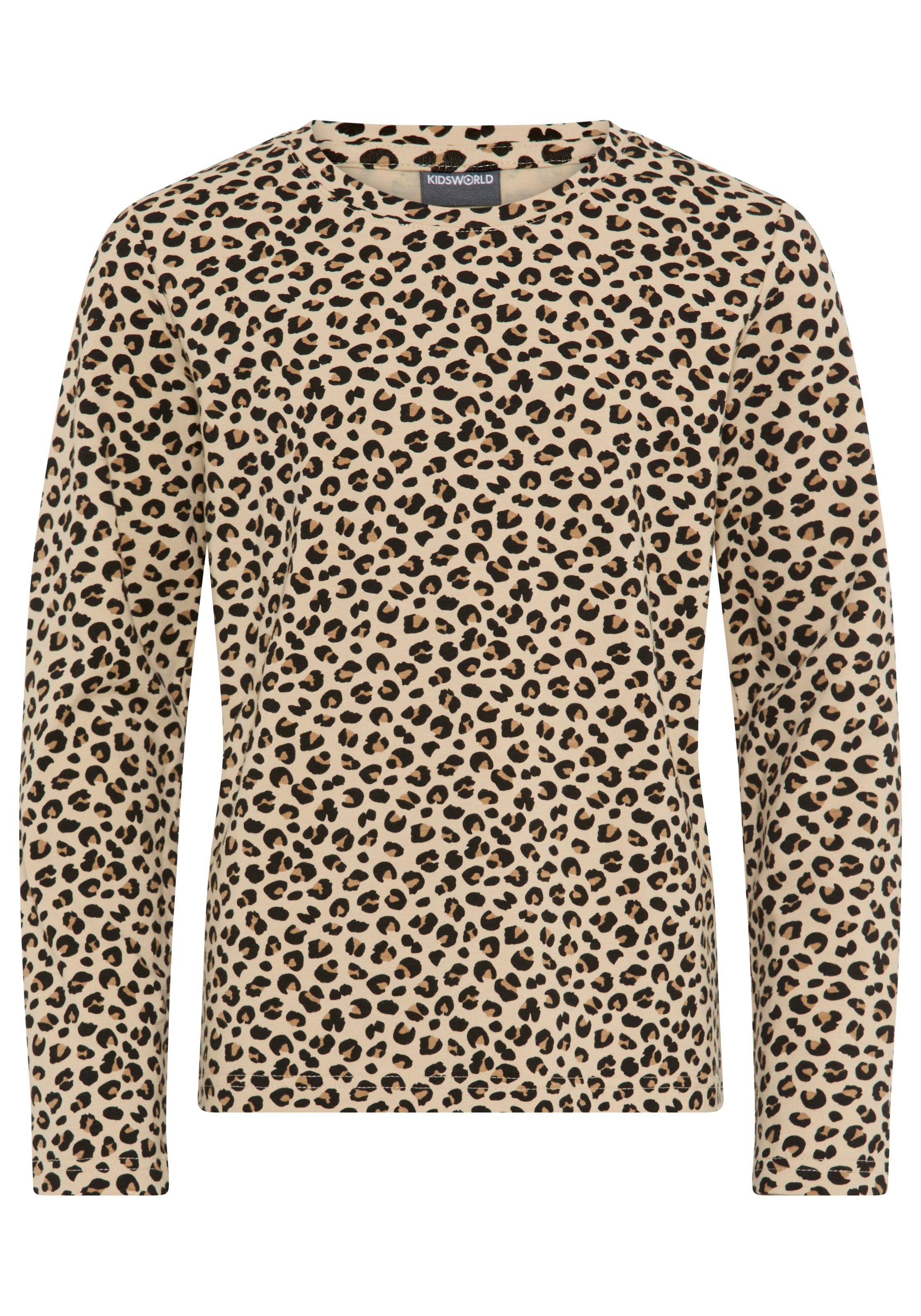 KIDSWORLD Langarmshirt »Shirt in Leo-Optik«, Modischer Animal-Print