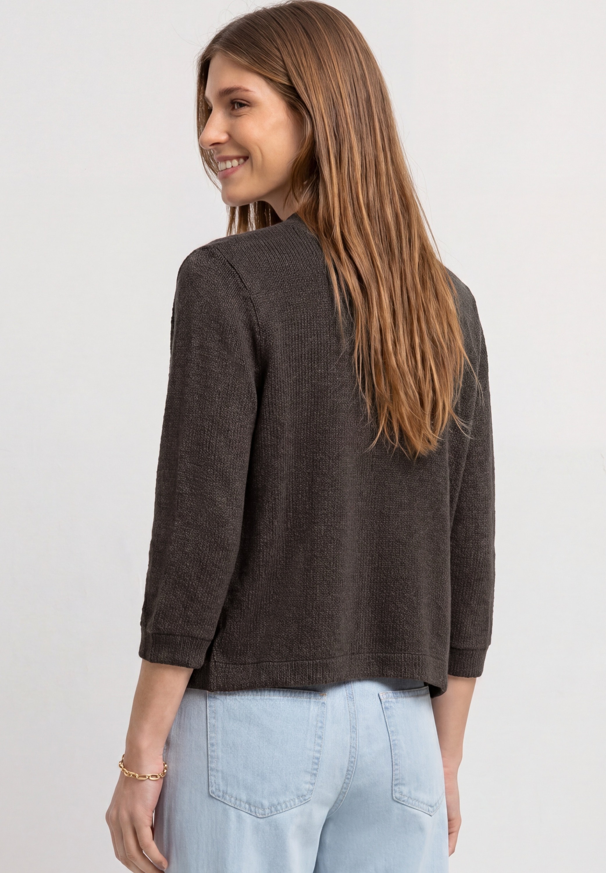 STREET ONE Strickjacke Offen zu tragen