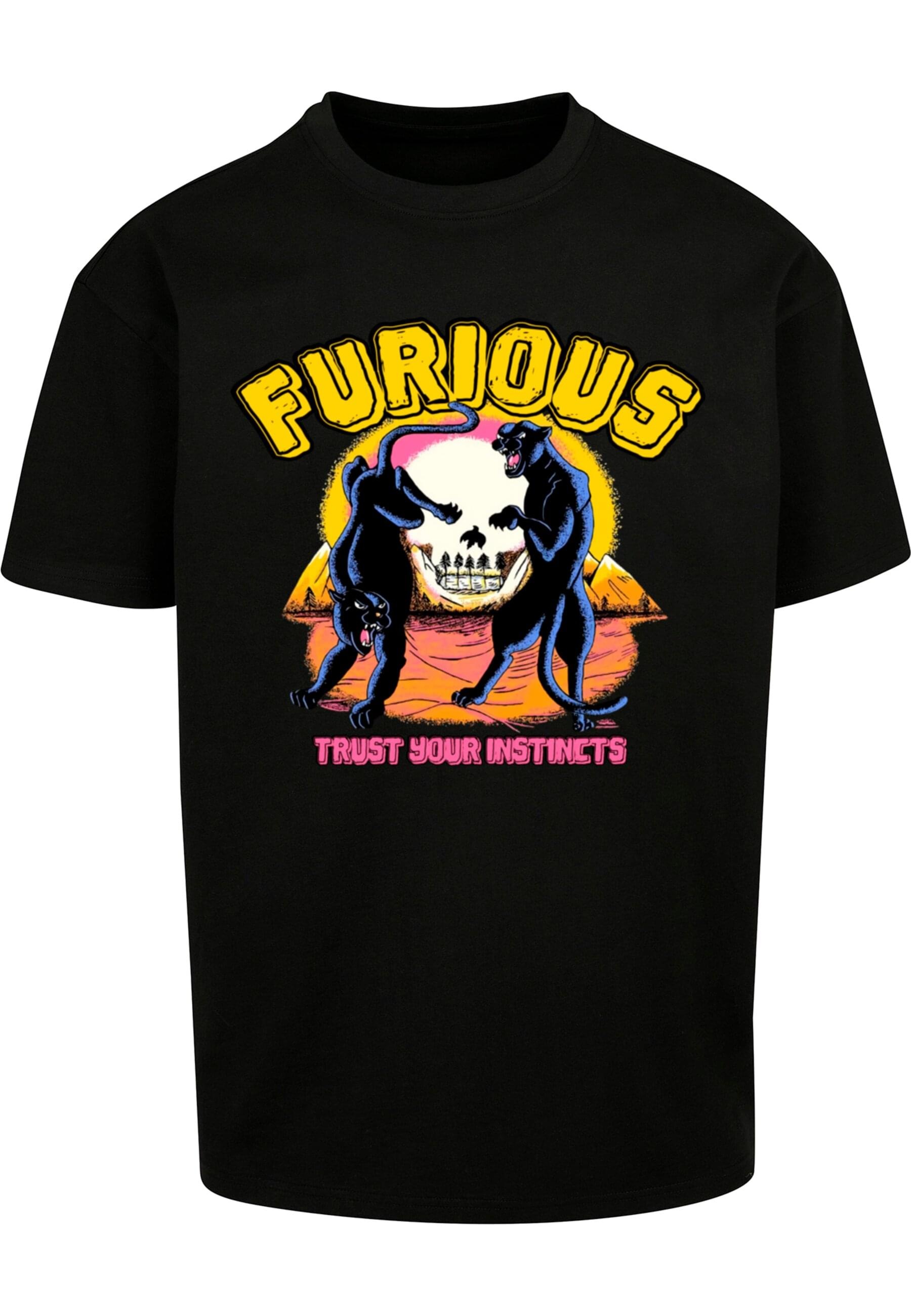 2Y Studios T-Shirt "2Y Studios Herren Furious Oversize Tee" 1 Stk. tlg. günstig online kaufen
