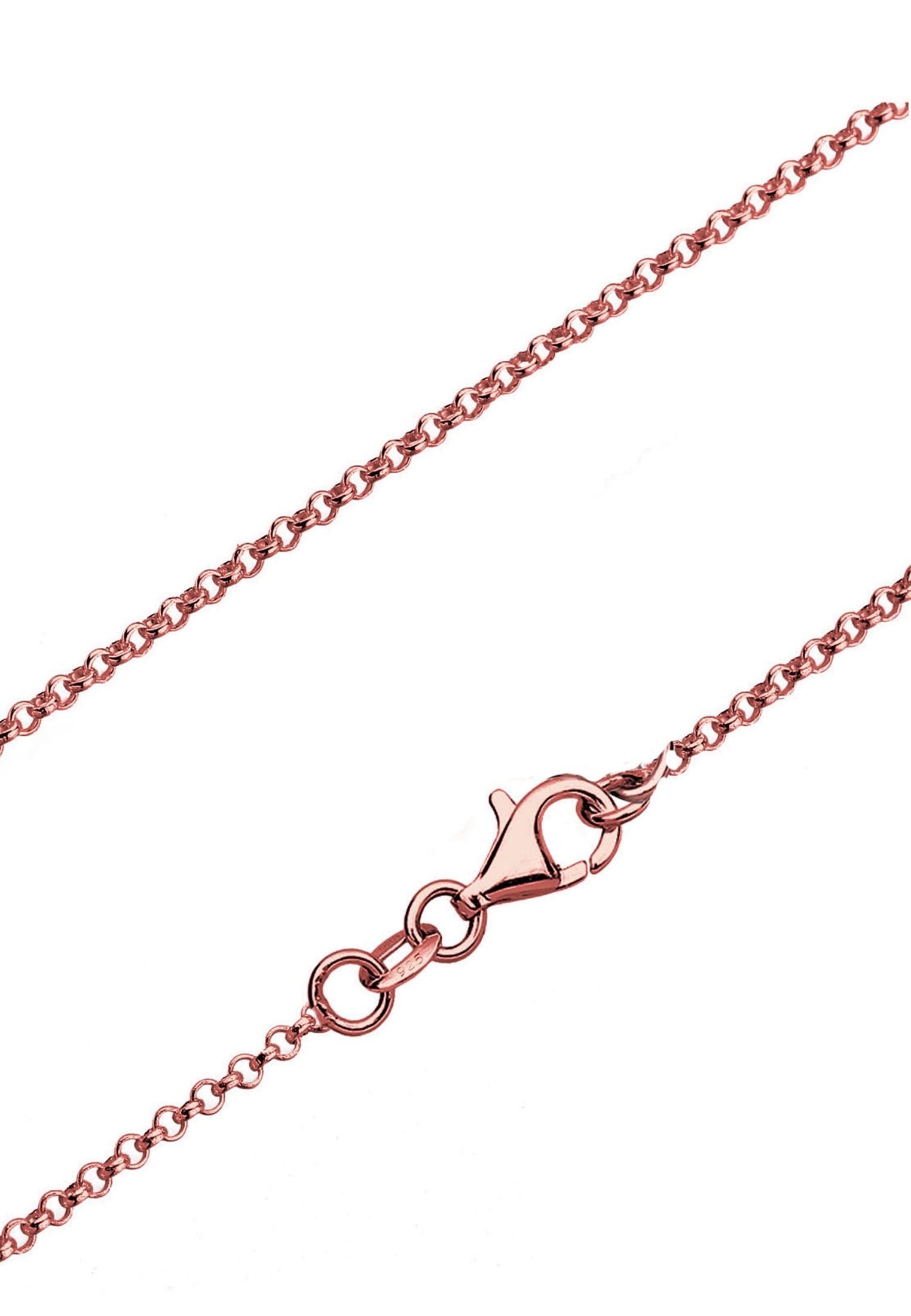 Elli Ohrring und Ketten Set »Schmuckset Kreis Glas Kristalle Weiß 925 Sterling Silber« ()