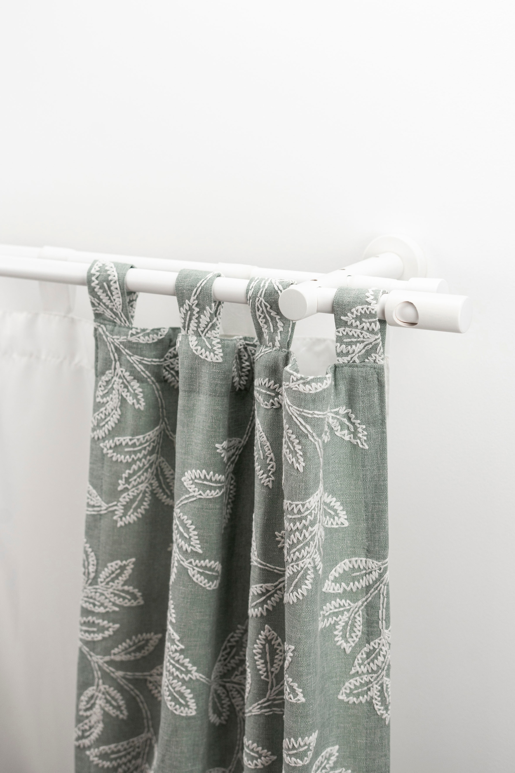 GARESA Gardinenstange "PANDRI" Ø 20 mm 2 läufig-läufig Wunschmaßlänge Vorha günstig online kaufen