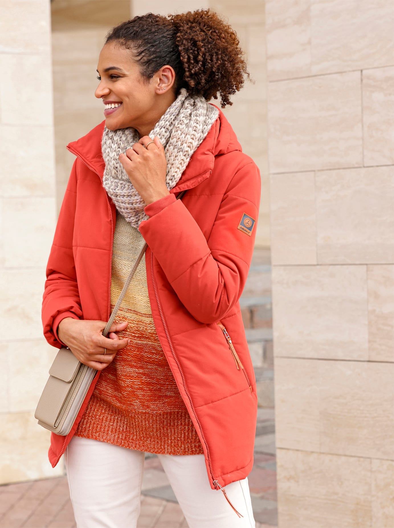 Casual Looks Steppjacke, mit Kapuze