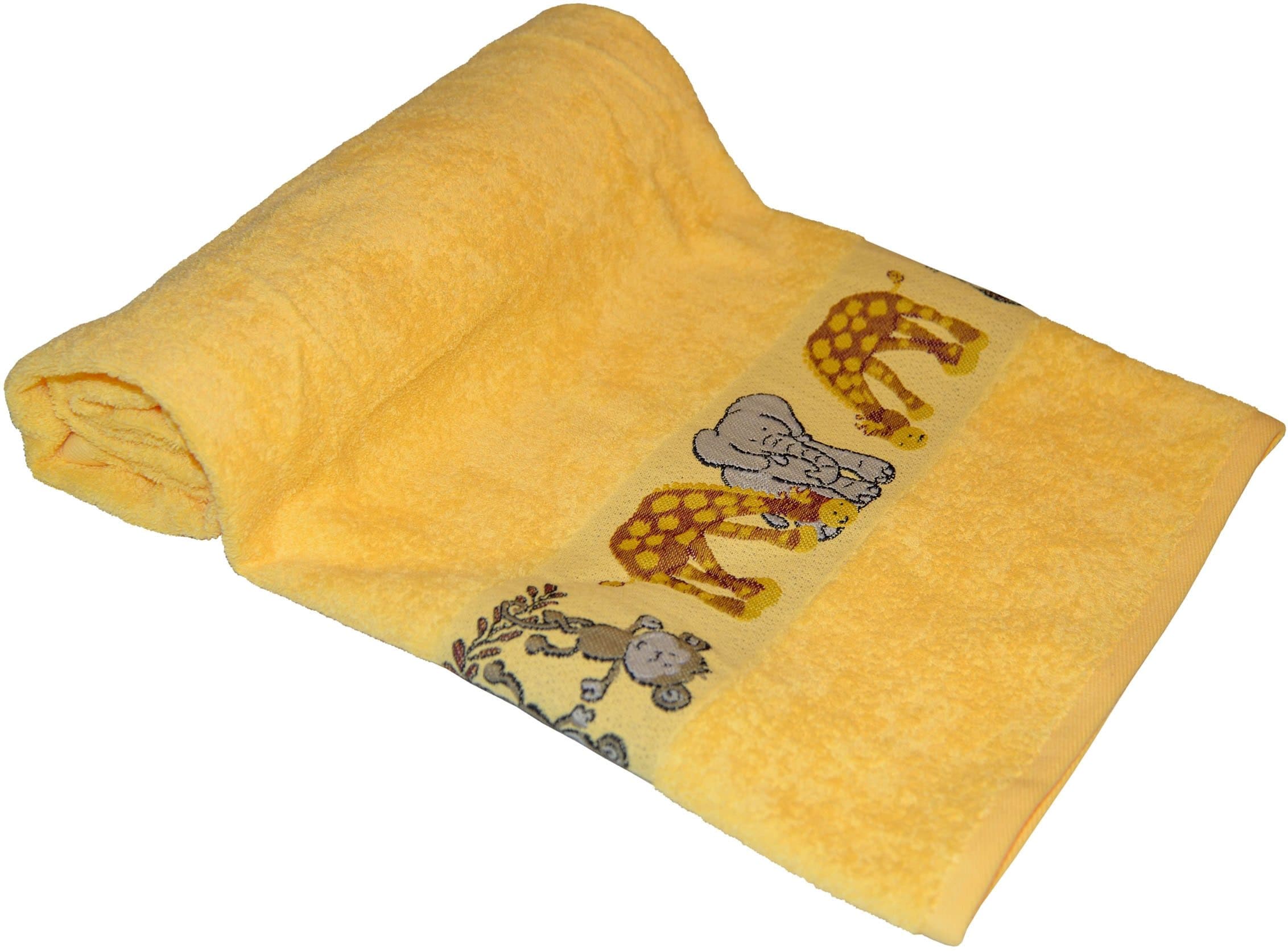 Dyckhoff Badetuch "Affe" mit Tierbordüre günstig online kaufen