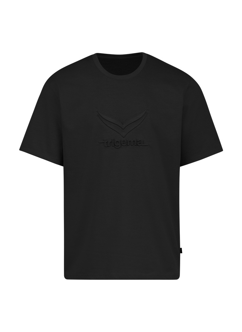 Trigema T-Shirt "TRIGEMA Heavy Oversized T-Shirt mit 3D-Motiv" 1 Stk. tlg. günstig online kaufen