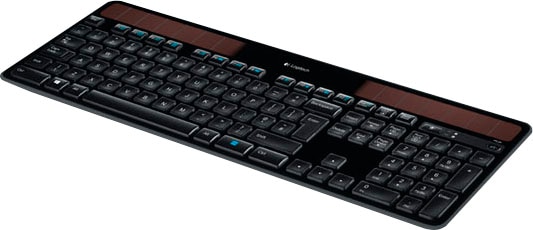 Logitech Tastatur »Wireless Solar Keyboard K750 - DE-Layout«, (Ziffernblock)