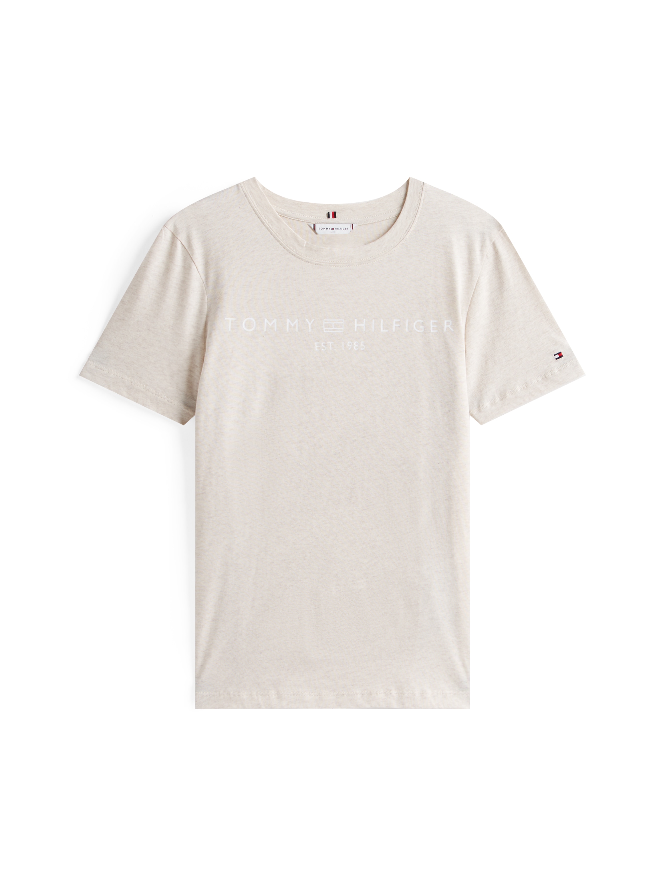 Tommy Hilfiger T-Shirt »REG CORP LOGO C-NK SS«, mit Logoschriftzug