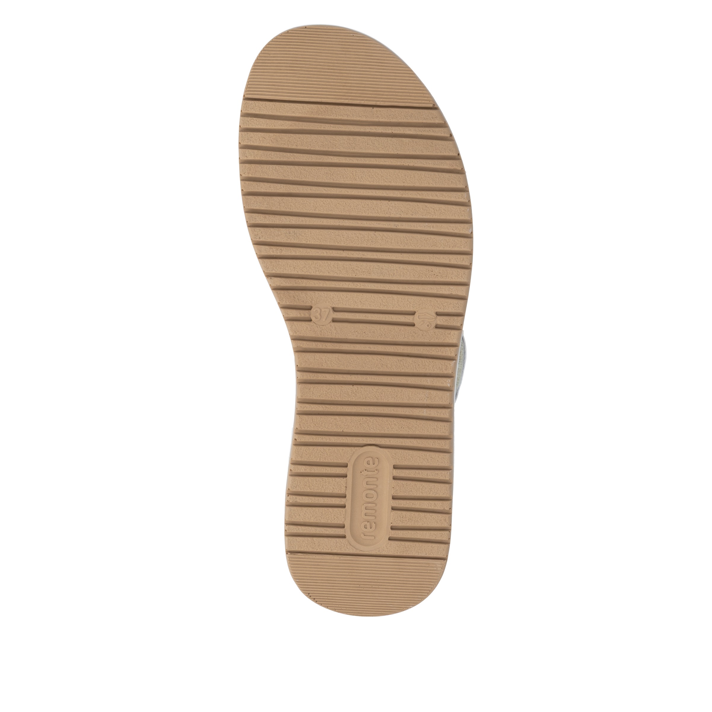 Plateausandale REMONTE, Damen, Gr. 40, weiß, Leder, unifarben, Schuhe, Sommerschuh, Sandalette mit Softfußbett und zwei Klettverschlüssen 2