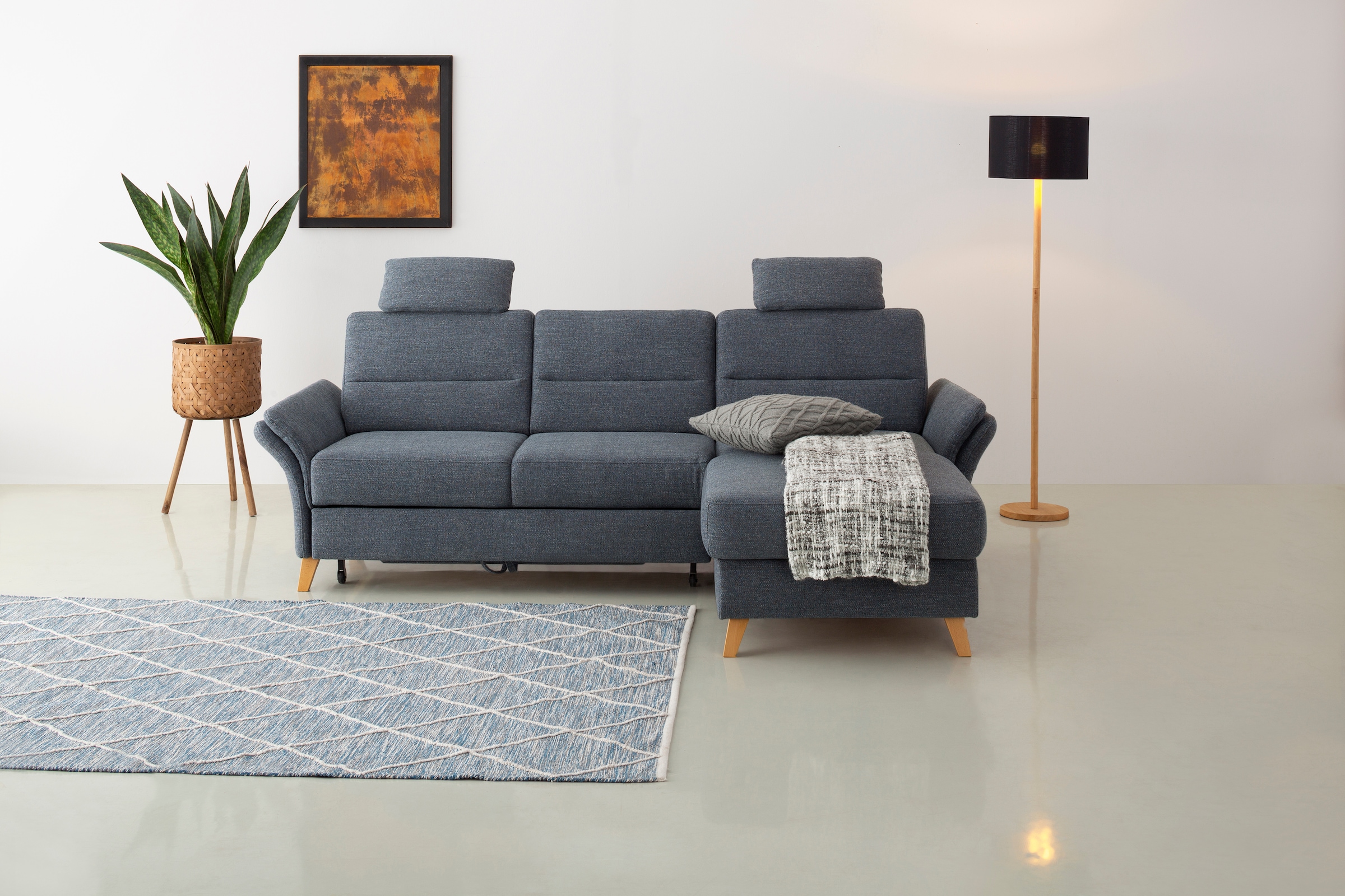 Home affaire Ecksofa "Westerland L-Form" Federkern-Polsterung, wahlweise mi günstig online kaufen