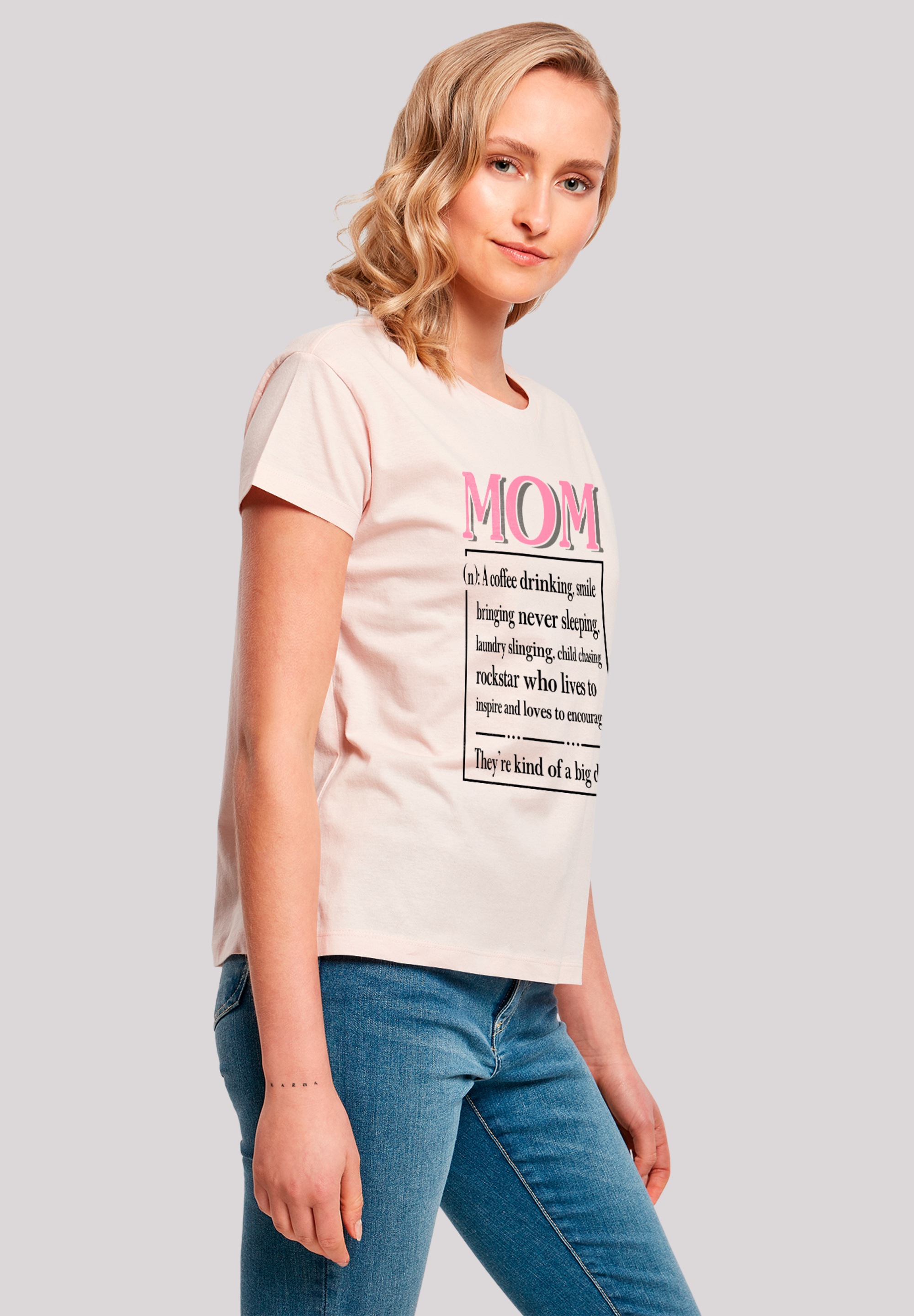 F4NT4STIC T-Shirt »Muttertag Pink Unconditional Love Family«, Premium Qualität