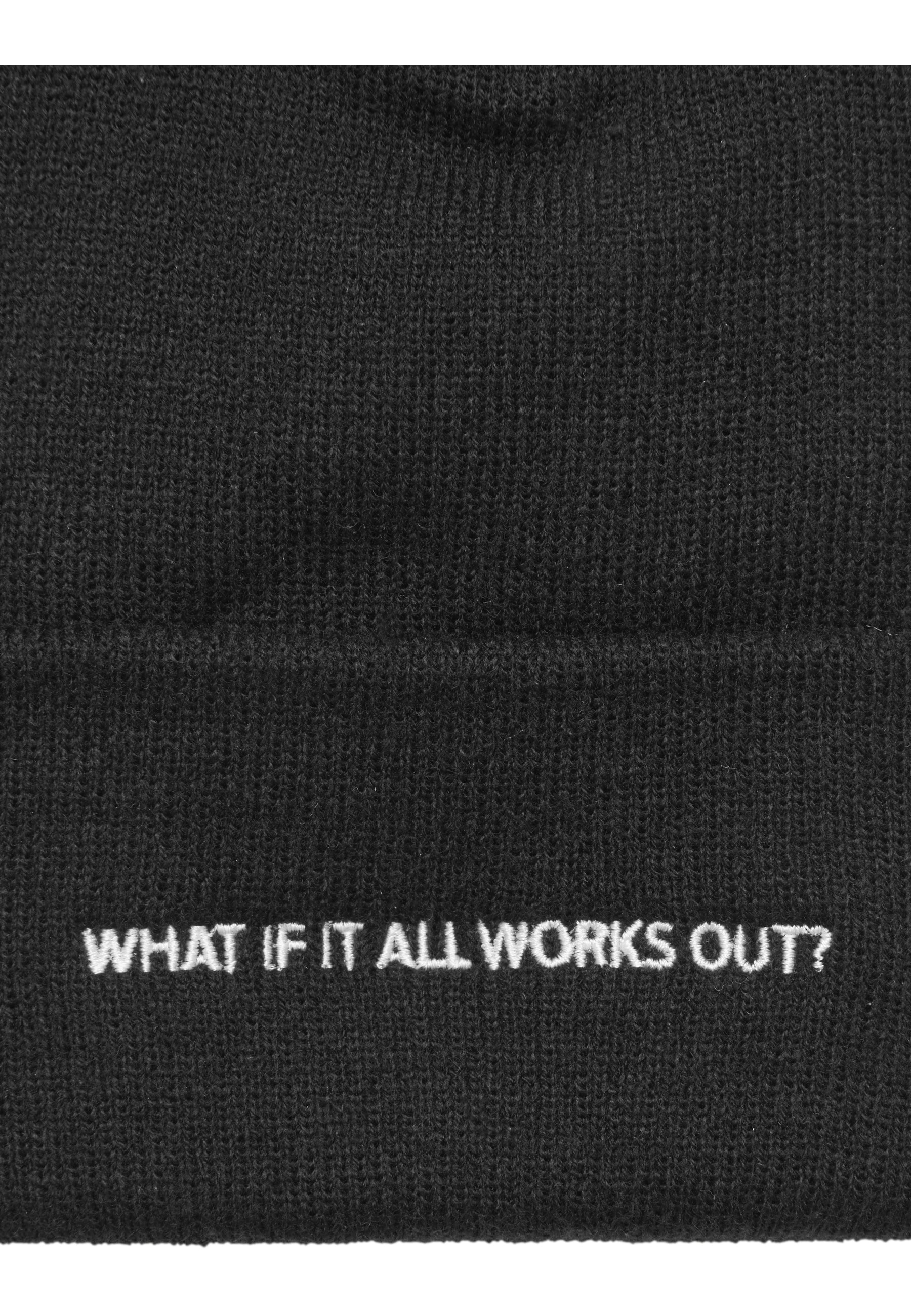 MisterTee Flex Cap »MisterTee What If Wooly Combed Cap«