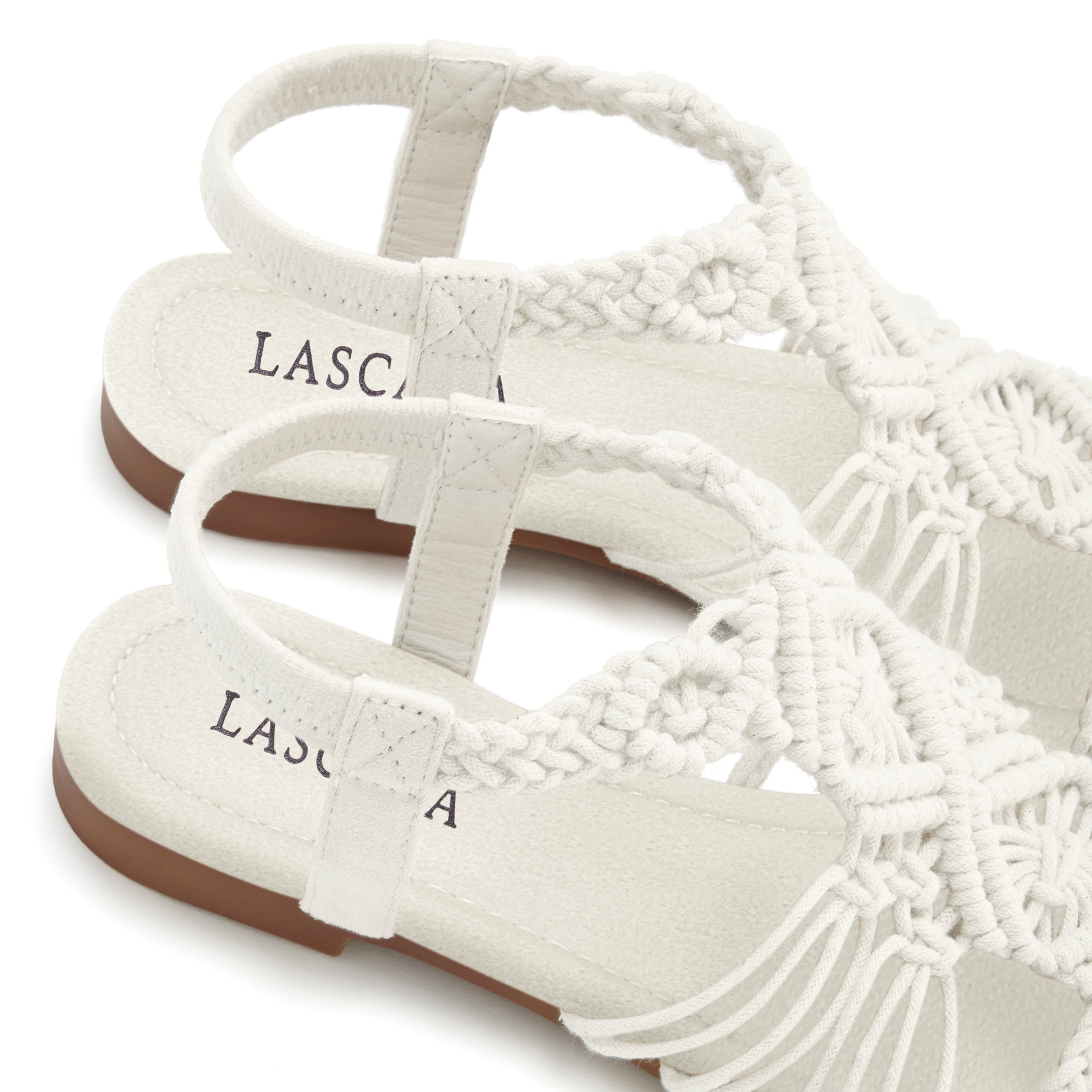 LASCANA Sandale »Sommerschuh«, Sandalette, Sommerschuh mit elastischem Riemchen VEGAN