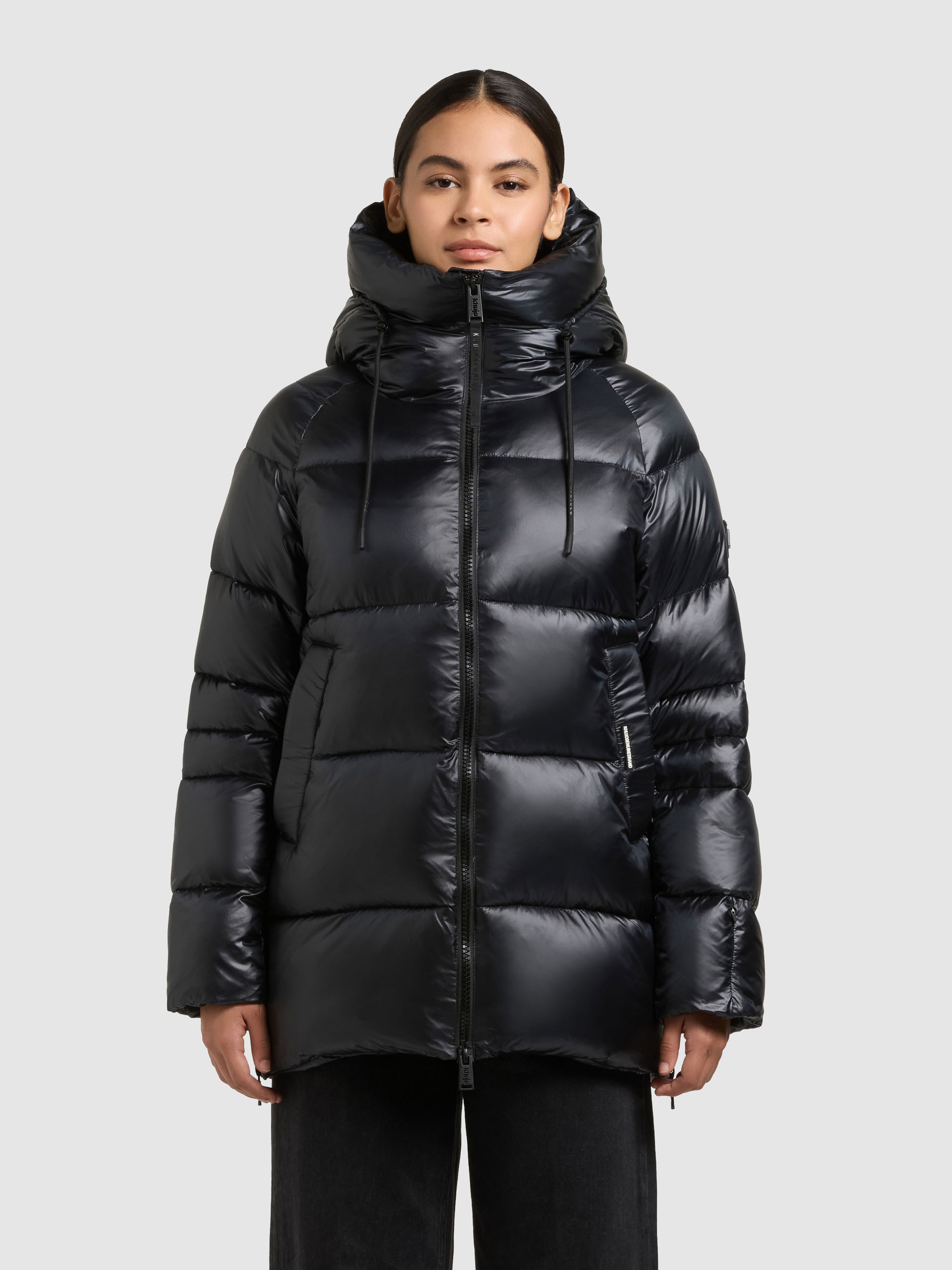 khujo Steppjacke »CARA« mit Kapuze