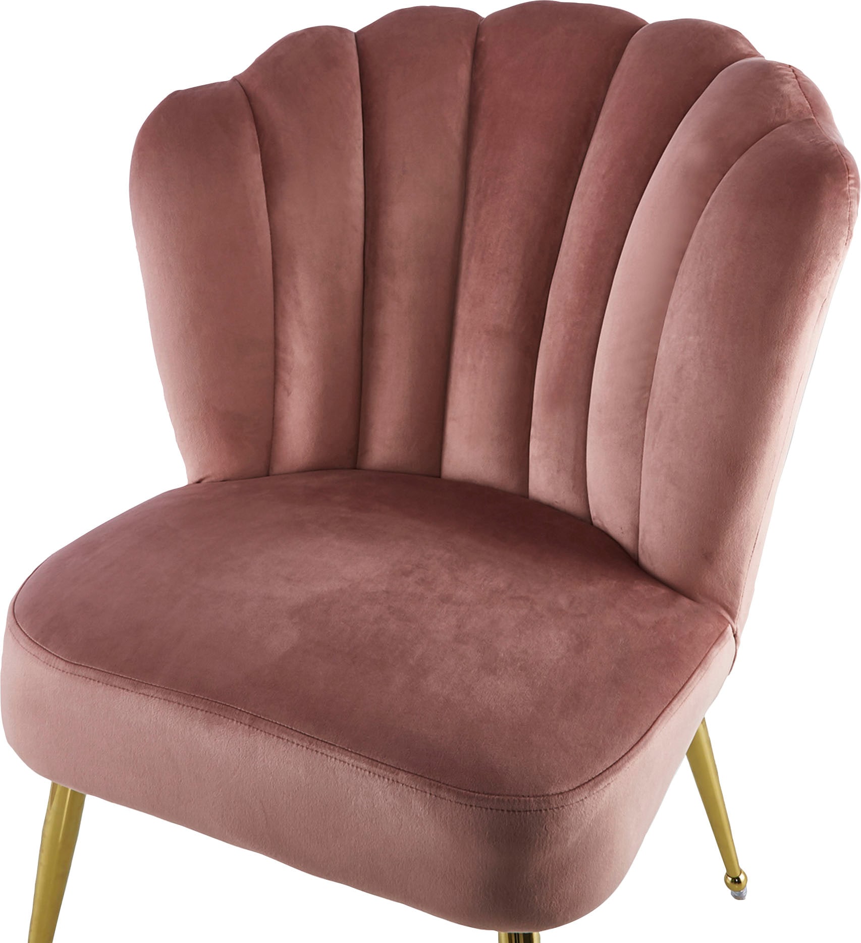 Kayoom Esszimmerstuhl »Stuhl Pippa, Rückenlehne im Retro-Stil, ausgefallene Rückenlehne«, 1 St., Stoffbezug, samtweicher Bezug, Eye-Catcher im Raum, ausgefallene Rückenlehne