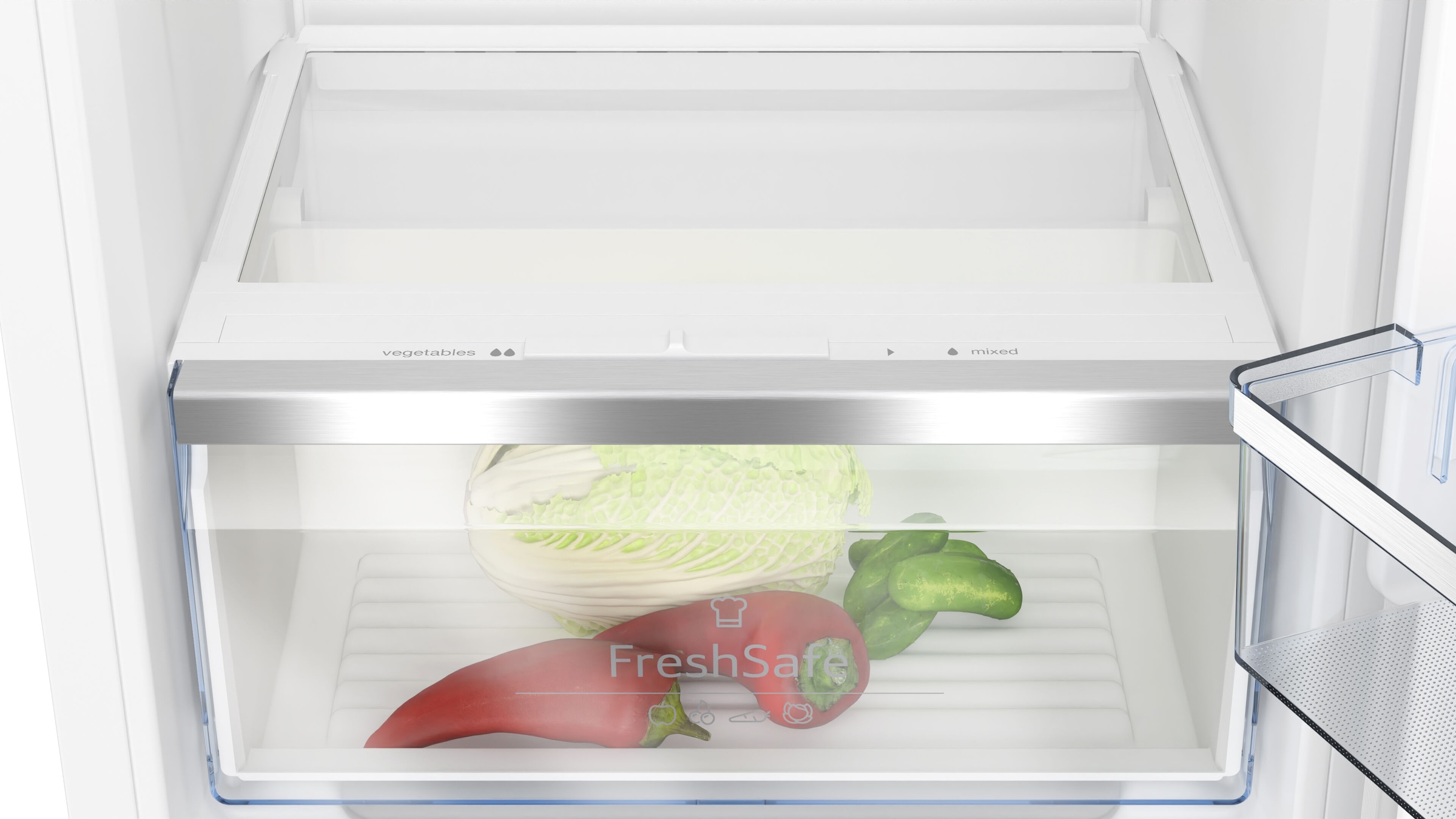 NEFF Einbaukühlschrank N 70 »KI2423DD1«, Fresh Safe: Schublade für flexible Lagerung von Obst & Gemüse