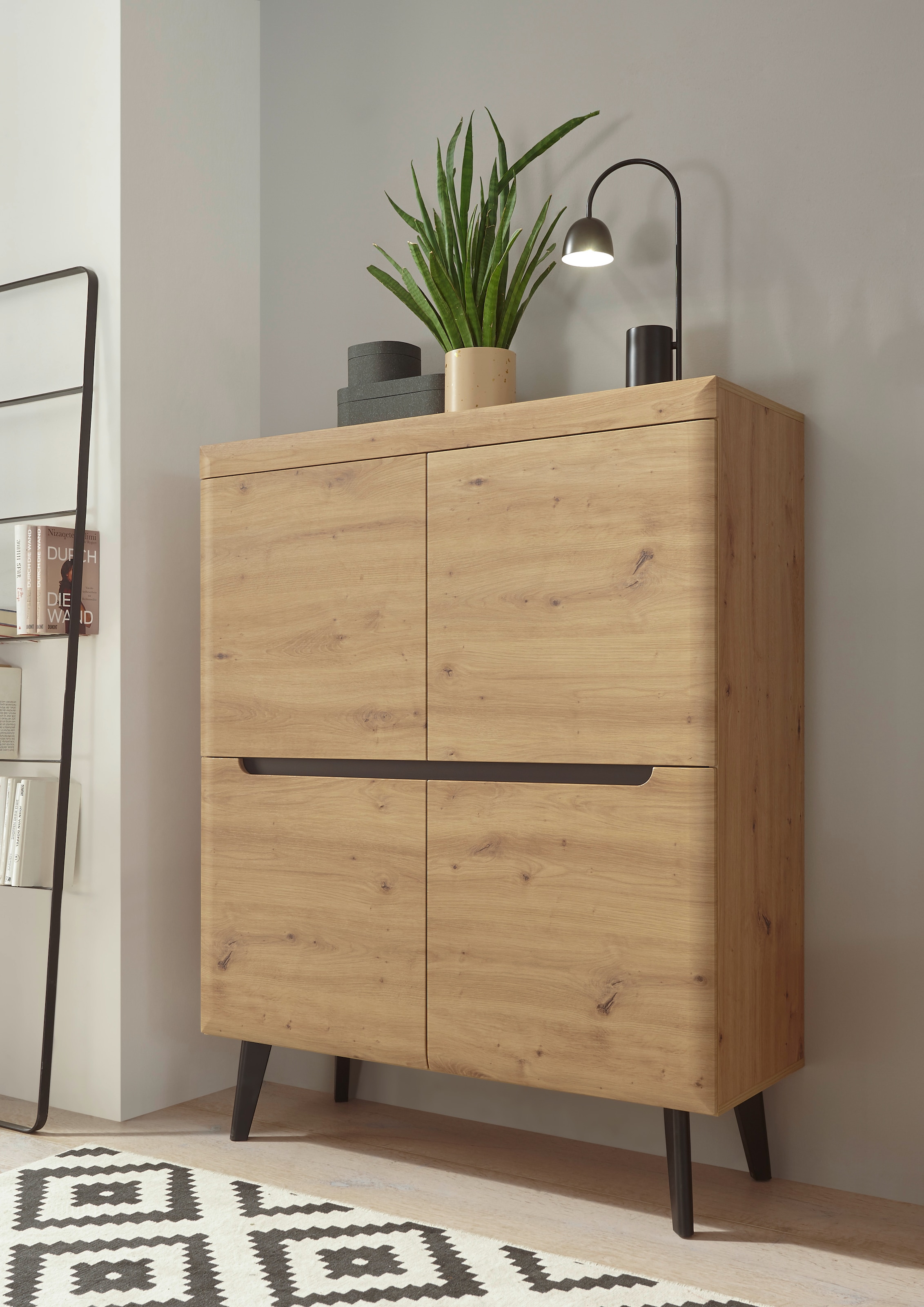 Highboard »Torge, Kommode, Schrank, Sideboard, Anrichte, Mehrzweckschrank«, (1 St.),...