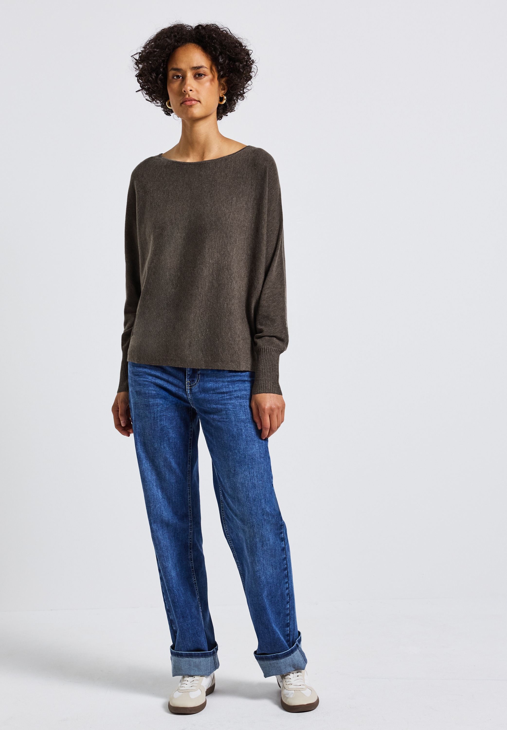 STREET ONE Strickpullover, mit U-Boot-Ausschnitt