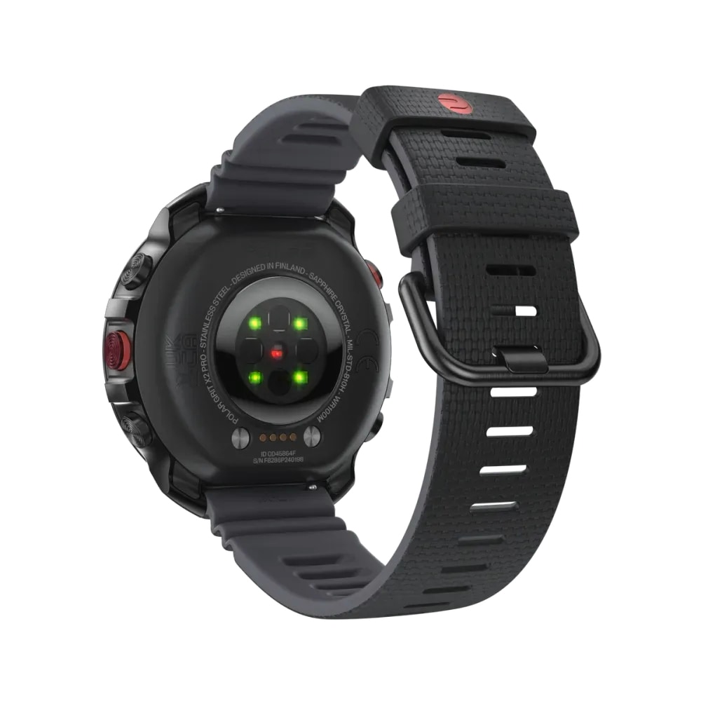 Polar Smartwatch »GRIT X2 PRO«, (3,53 cm / 1,39 Zoll), 32 GB, Inklusive Polar H10 Herzfrequenz-Sensor)