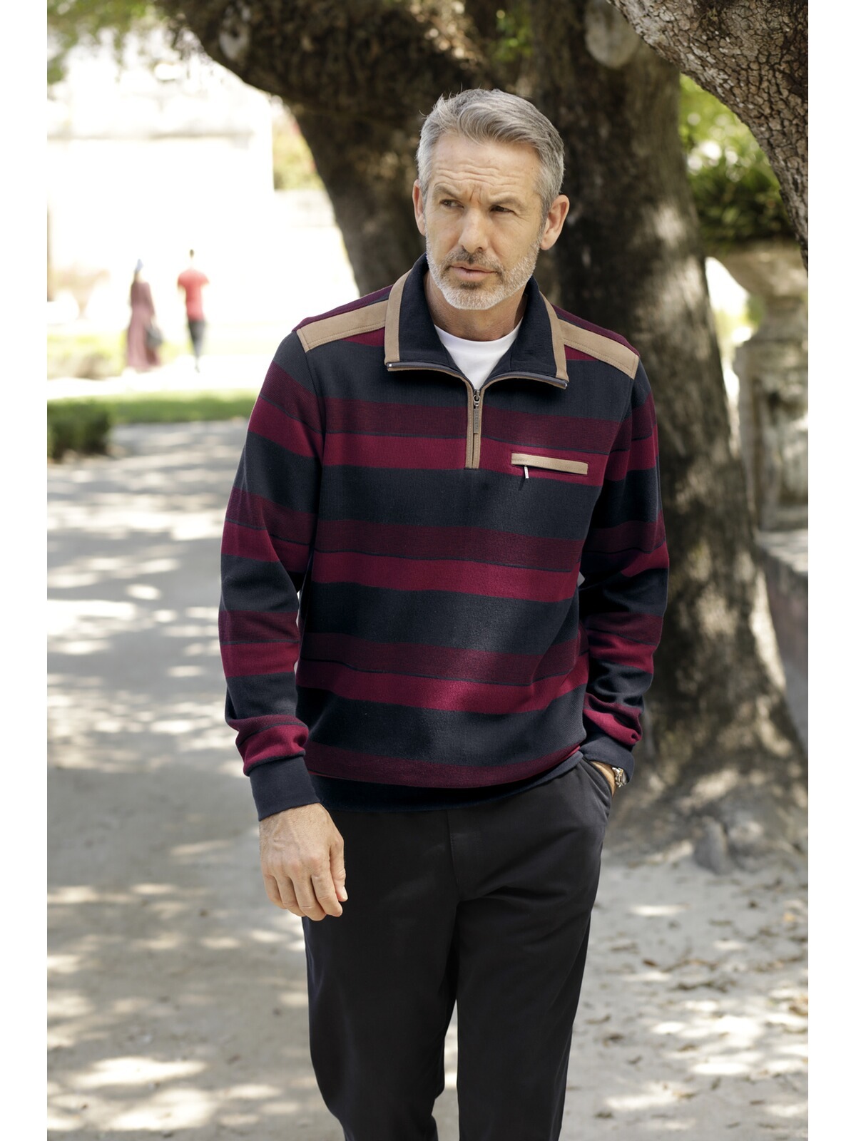 Babista Sweatshirt "Sweatshirt RAVINO", 1 Stk. mit trendigem Troyerkragen günstig online kaufen