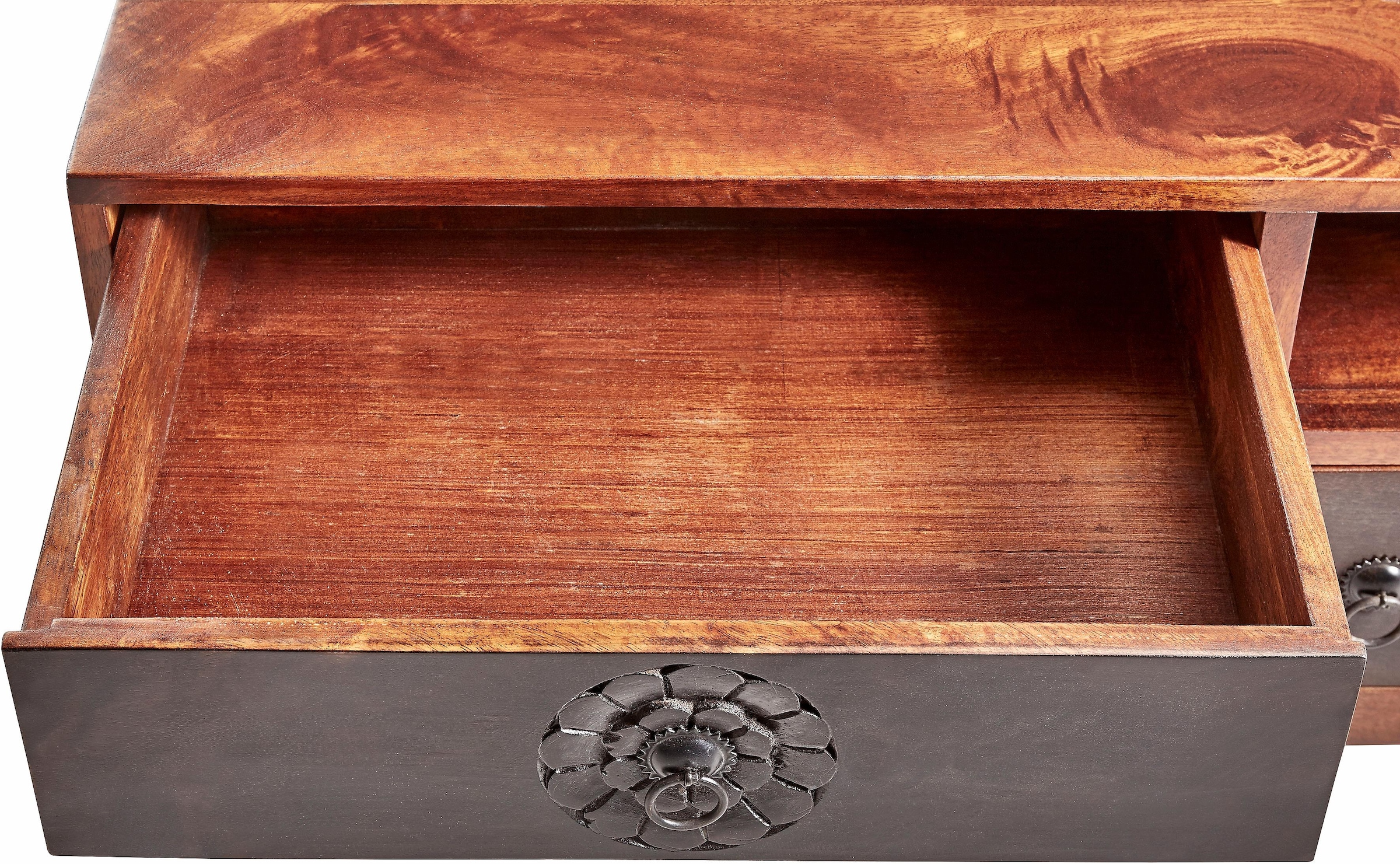 Home affaire Lowboard »Mahar«, Kommode mit Metallfronten, Breite 150 cm
