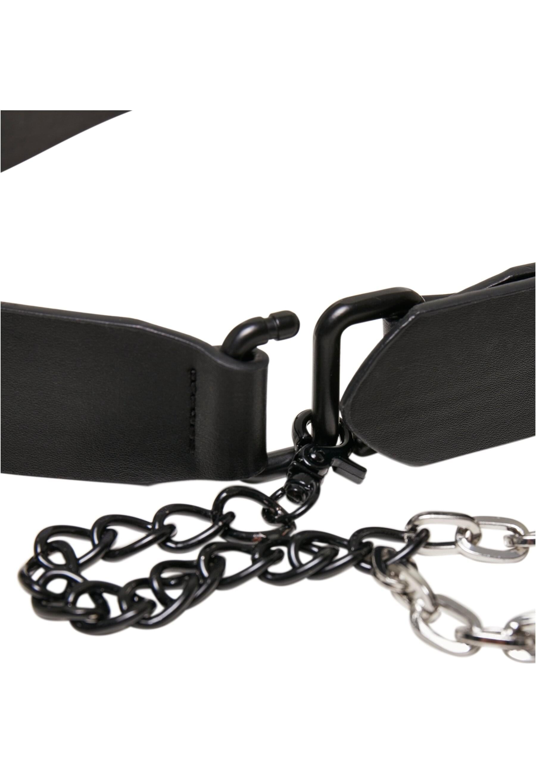 URBAN CLASSICS Hüftgürtel »Urban Classics Unisex Imitation Leather Belt With Metal Chain«