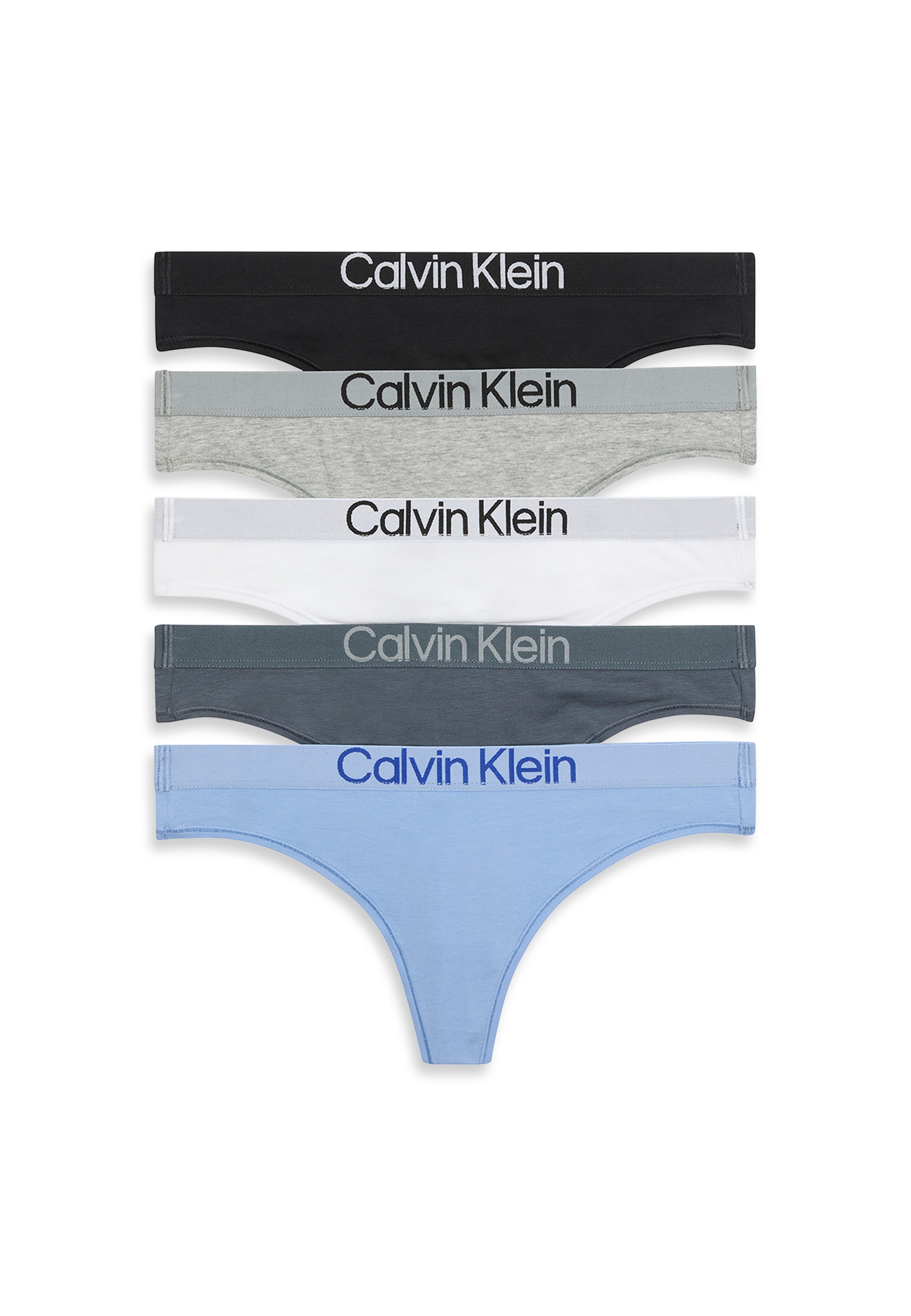 Calvin Klein Underwear Tanga "THONG 5PK", (Packung, 5 St., 5er-Pack), Mit e günstig online kaufen