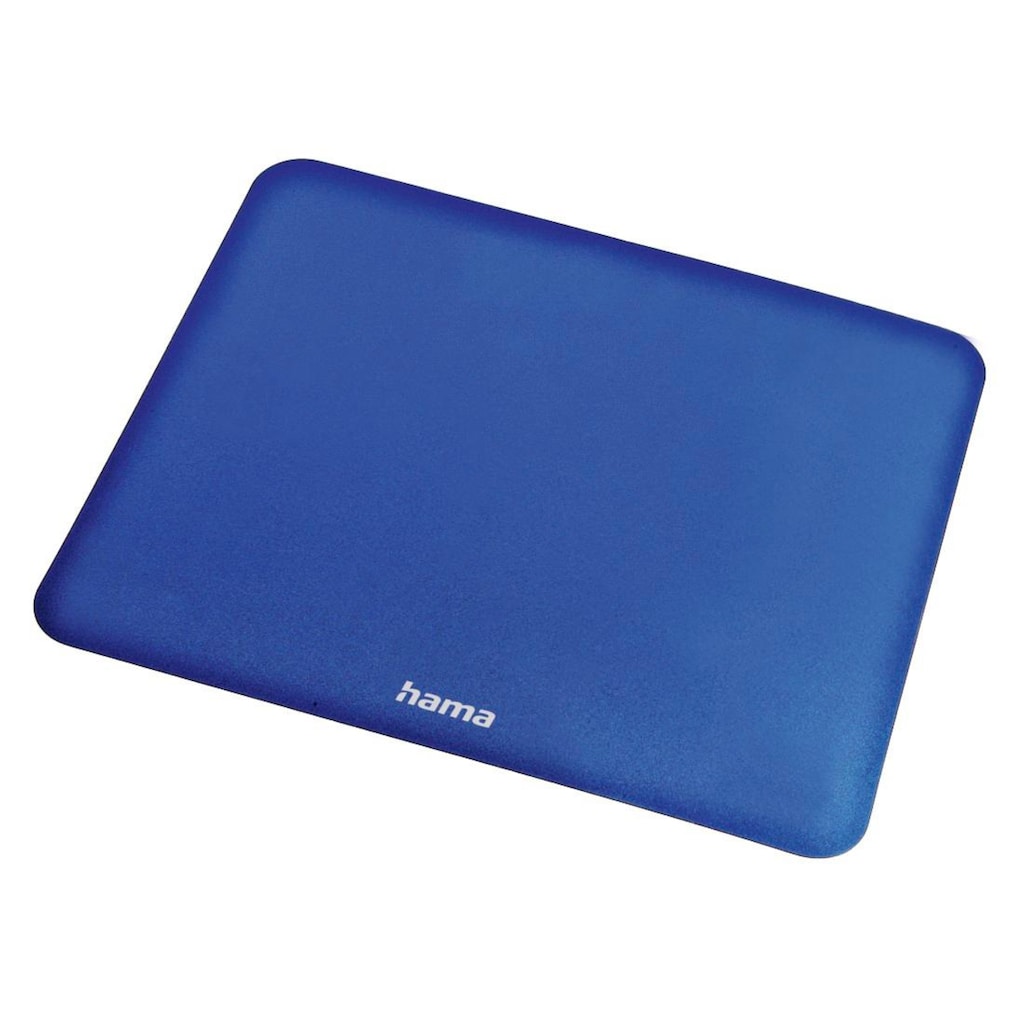 Hama Mauspad »Mauspad besonders geeignet für Lasermäuse Mousepad, blau extra flach«