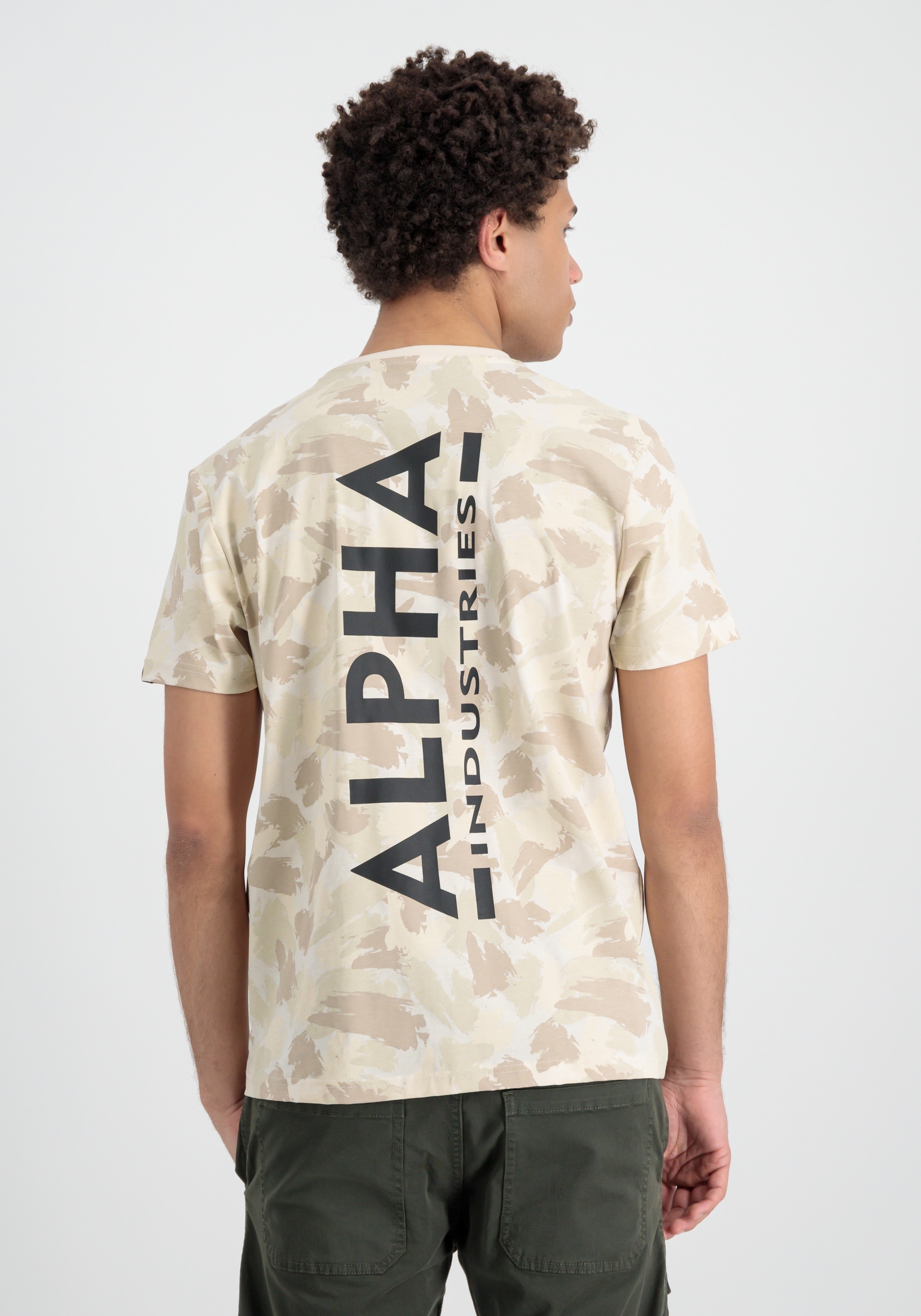 Alpha Industries T-Shirt "Backprint T-Shirt Camo"